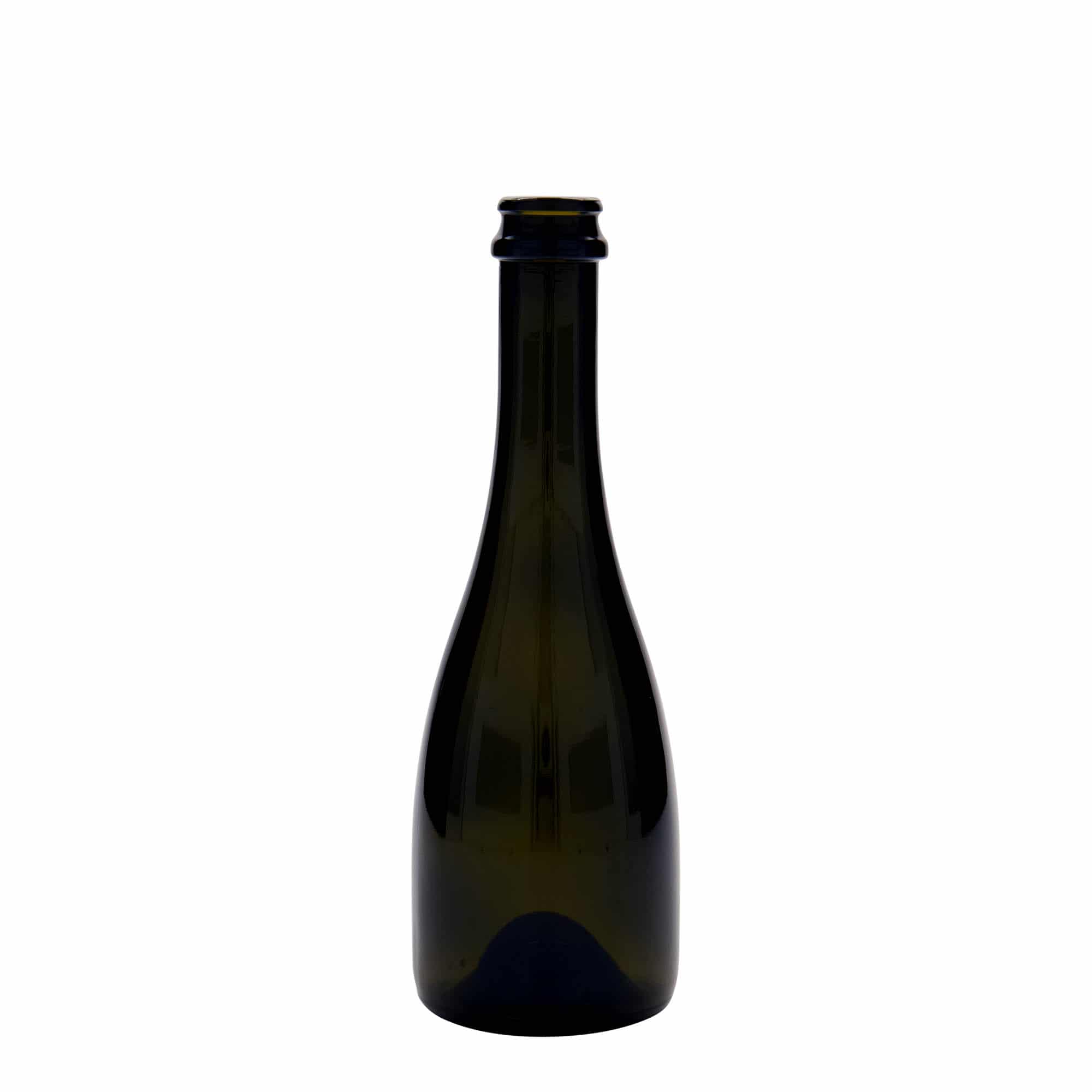 330 ml flaša za pivo/šampanjac 'Tosca', staklo, antikno zelena, otvor: krunski čep 330 ml flaša za pivo/šampanjac 'Tosca', staklo, antikno zelena, otvor: krunski čep