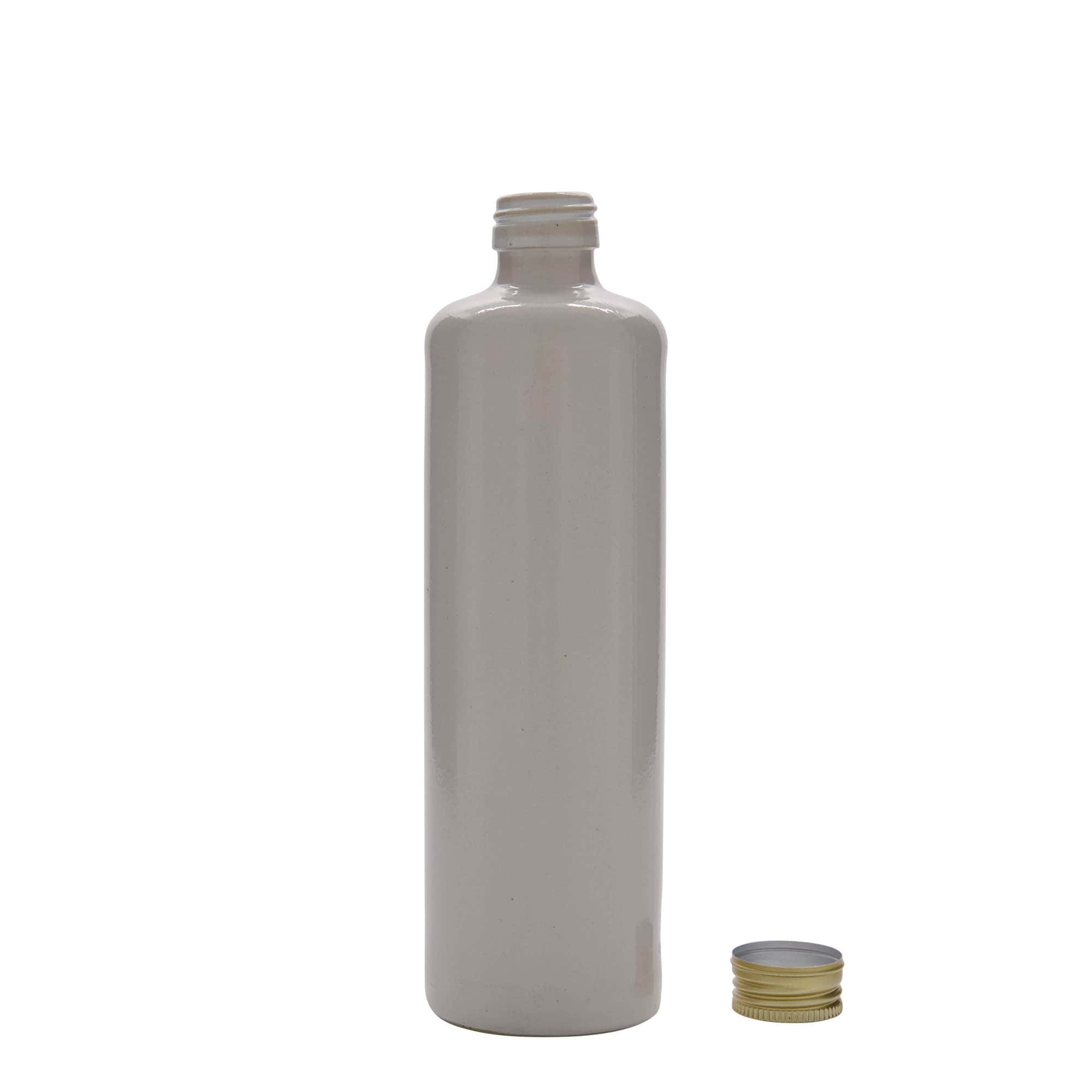 500 ml vrč od gline, kamenina, beo, otvor: PP 31,5