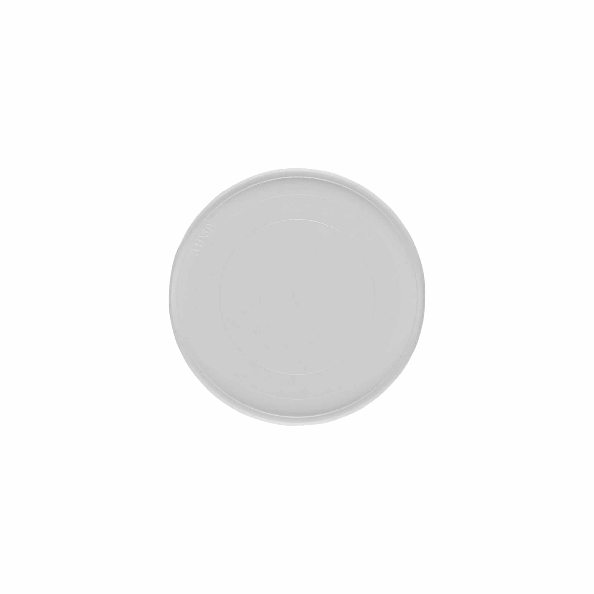 Pokrovna ploča za 150 ml 'Bianca', PP plastika, bela