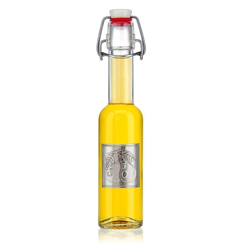 Olovna etiketa 'Kruška', kvadratna, metalna, srebrna Olovna etiketa 'Kruška', kvadratna, metalna, srebrna