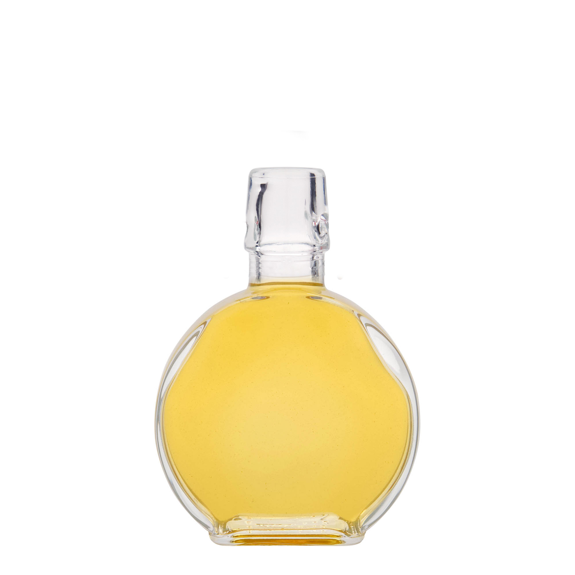 200 ml staklena boca 'Sensatione', pravougaona, otvor: zatvarač sa kopčom