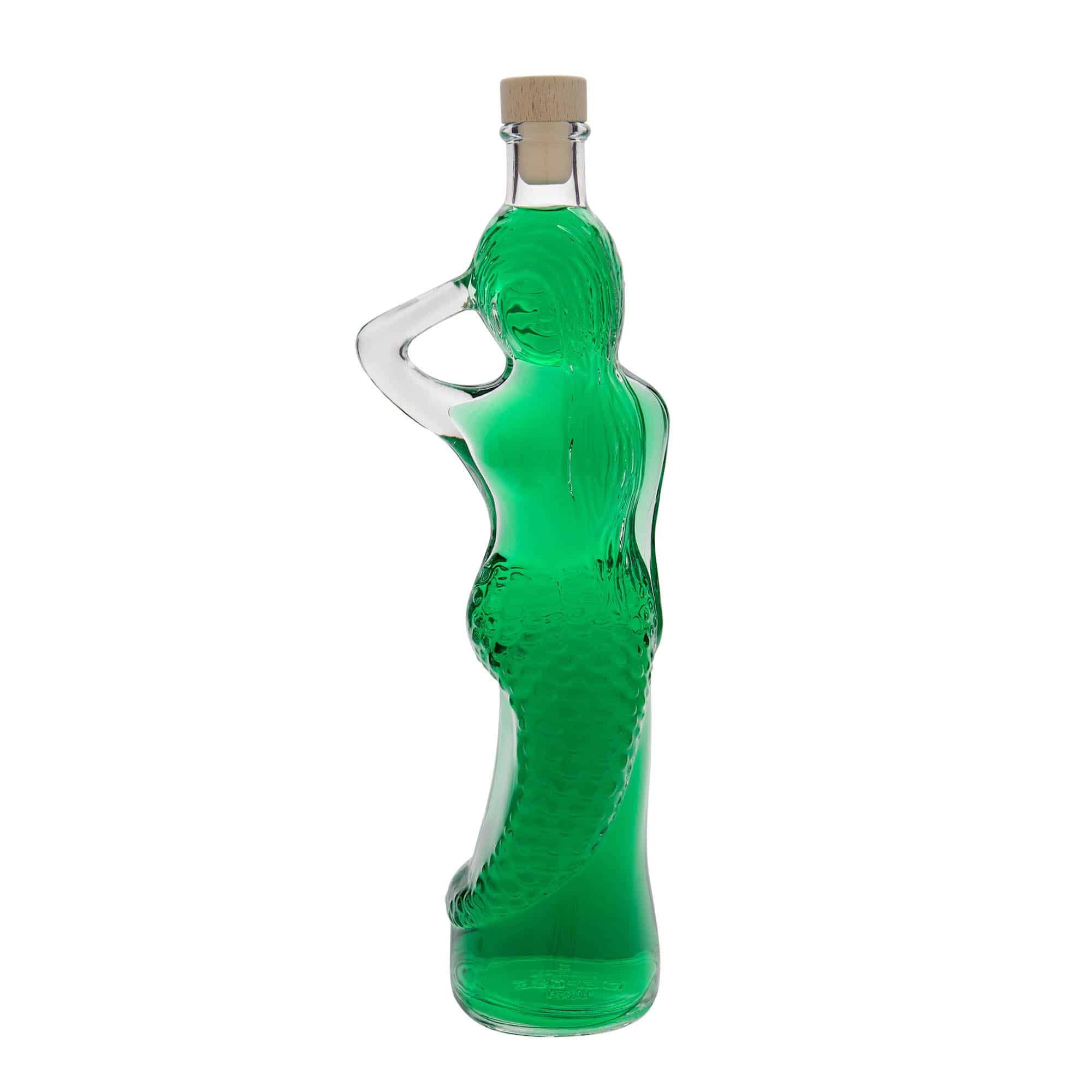 Staklena boca od 500 ml 'Sirena', otvor: Plutani čep