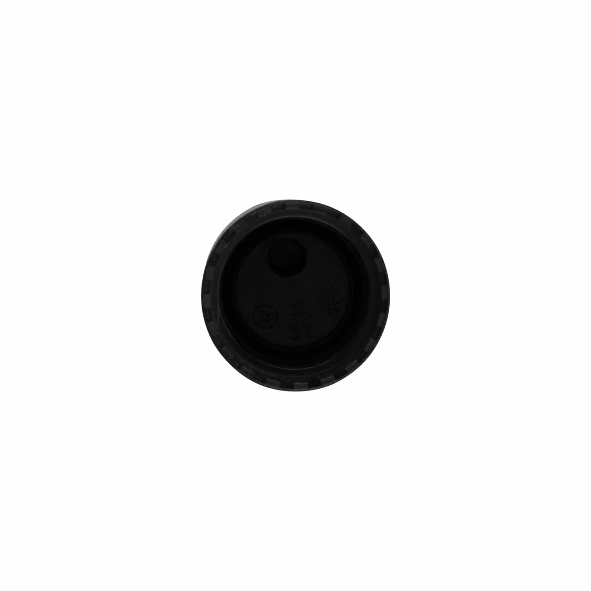 Navojni zatvarač Disc Top, PP plastika, crni, za grlo: 24/410 Navojni zatvarač Disc Top, PP plastika, crni, za grlo: 24/410