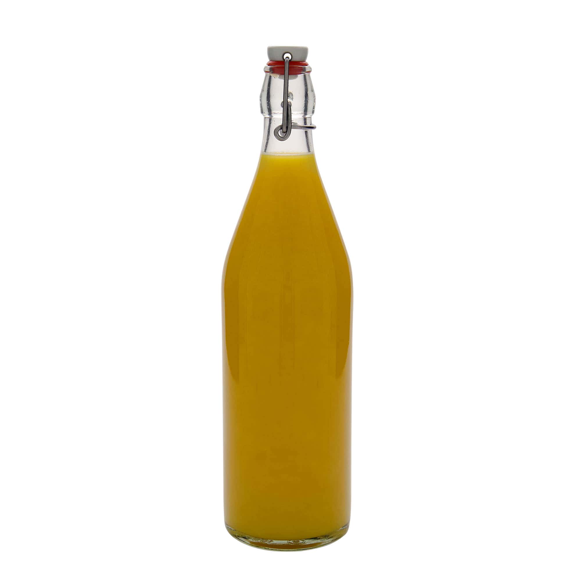 1.000 ml staklena boca 'Giara', otvor: zatvarač sa kopčom