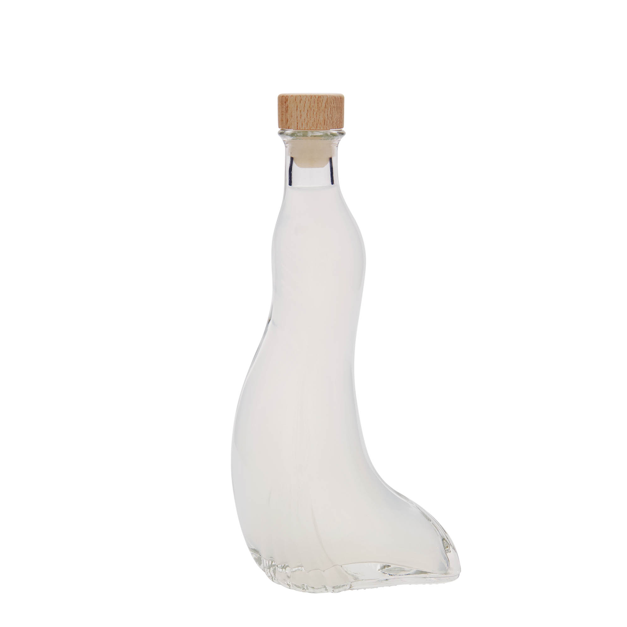 200 ml staklena flaša 'Foka', otvor: pluta 200 ml staklena flaša 'Foka', otvor: pluta