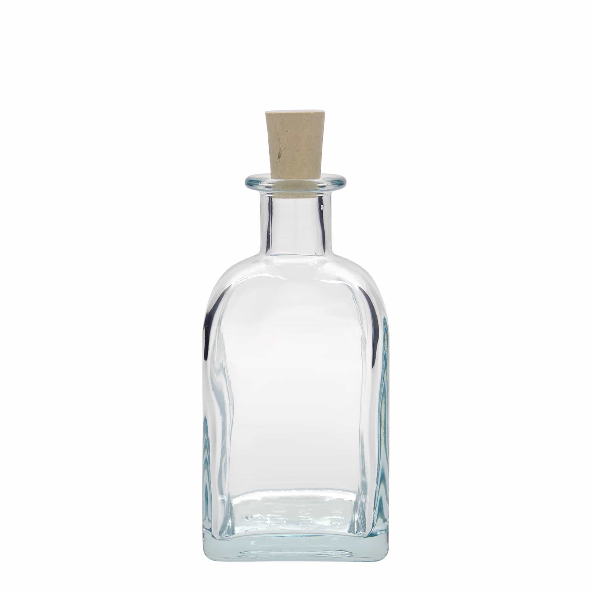 350 ml staklena flaša Apotheker Carré, kvadratna, otvor: pluta