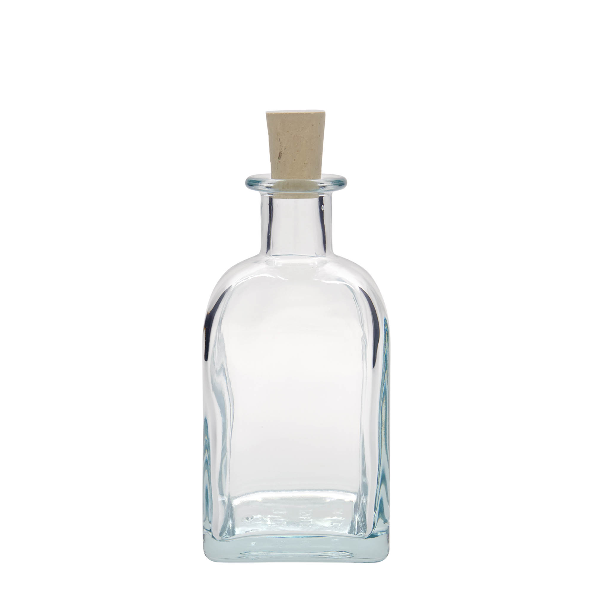 350 ml staklena flaša Apotheker Carré, kvadratna, otvor: pluta