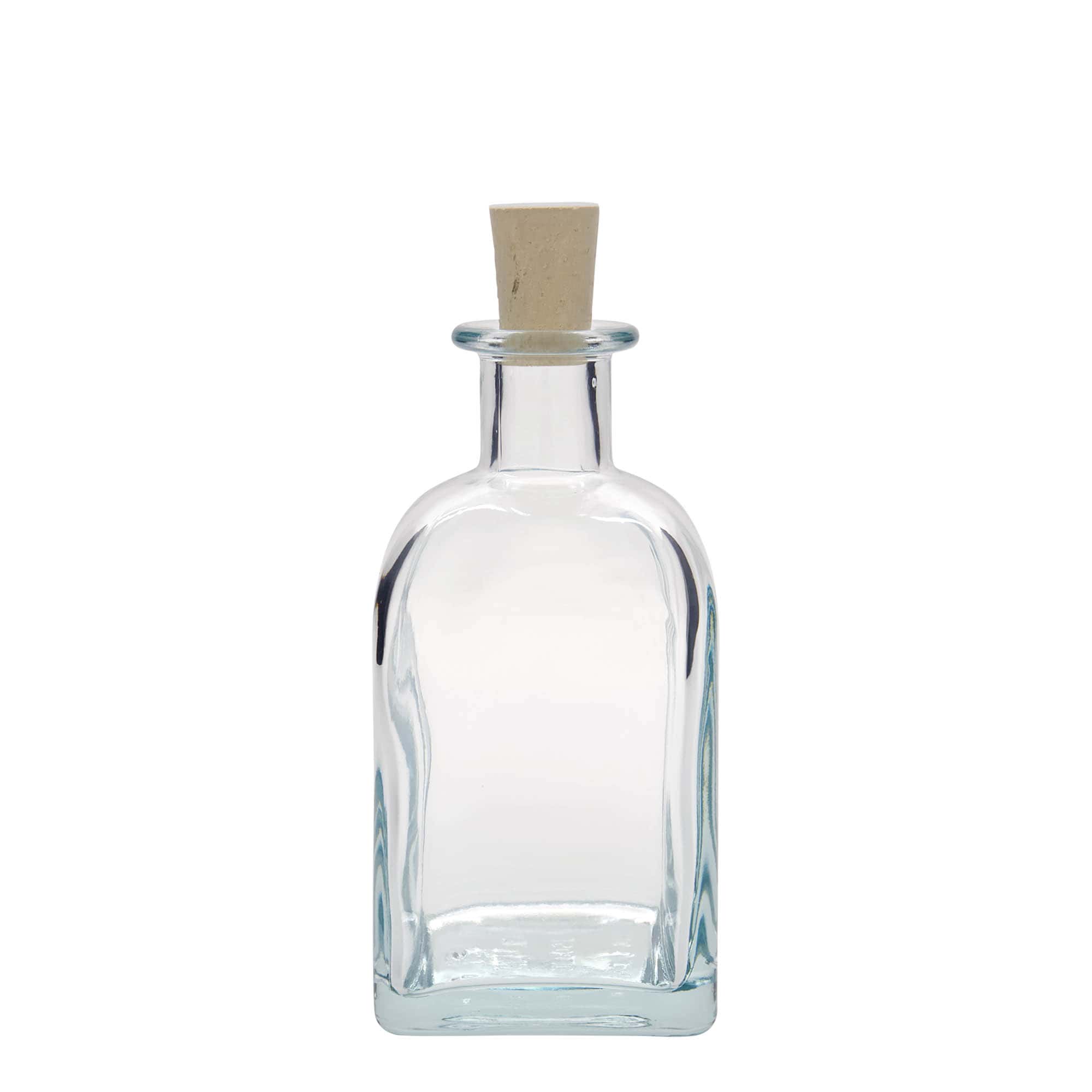 350 ml staklena flaša Apotheker Carré, kvadratna, otvor: pluta