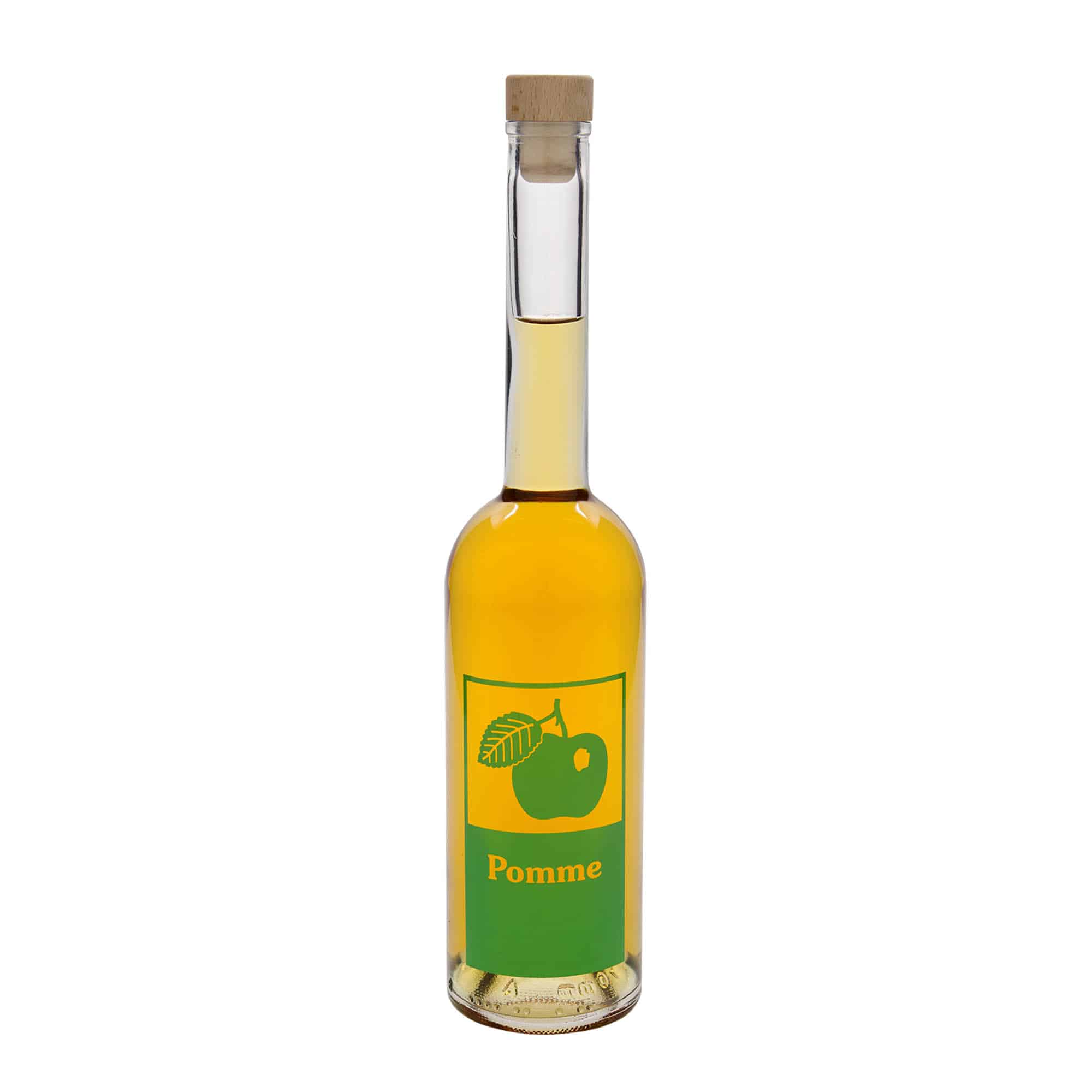 Staklena boca od 500 ml 'Opera', motiv: Pomme, otvor: Plutani čep