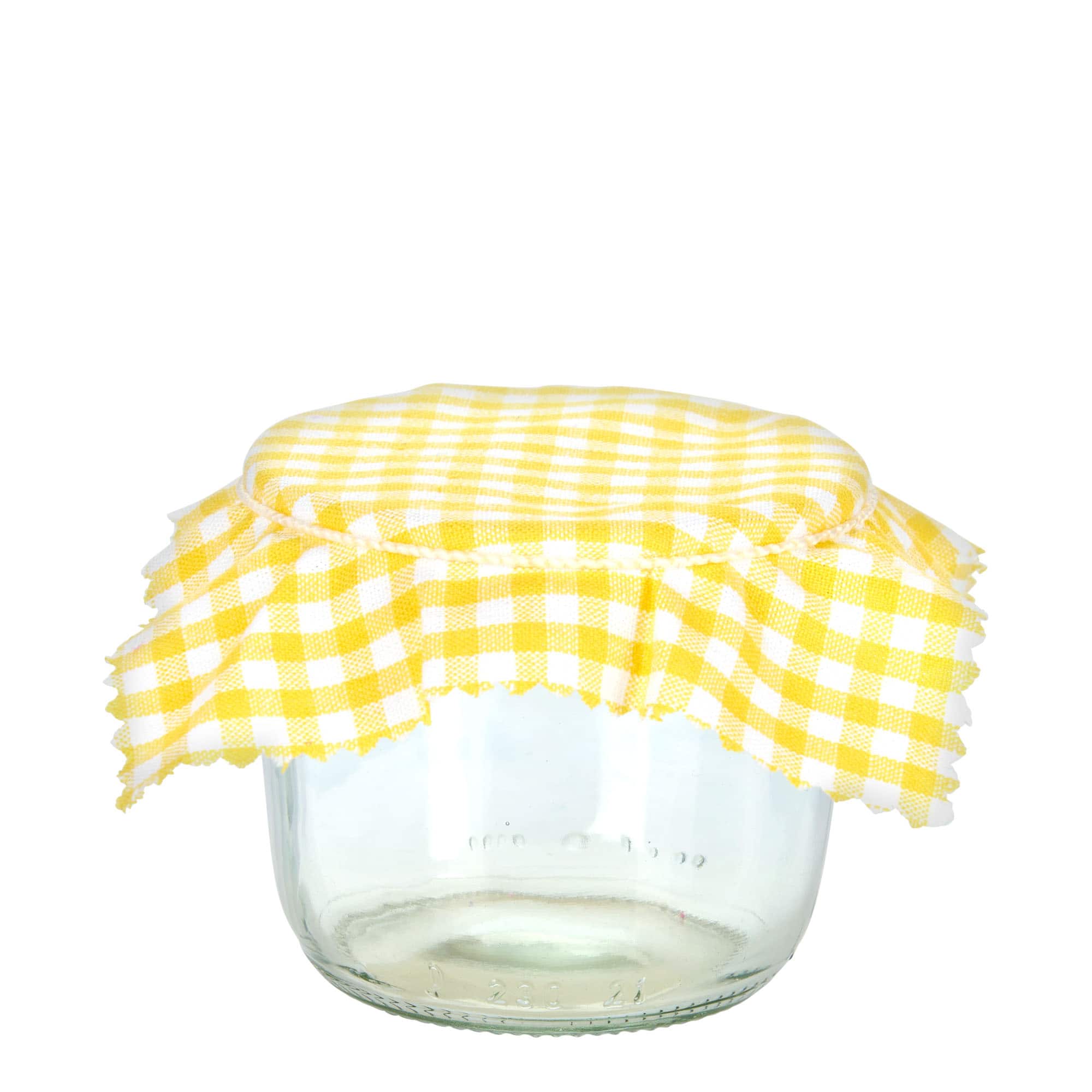 Tkanina podmetač karo 12x12, kvadratni, tekstil, žute boje, otvor: TO38-TO53