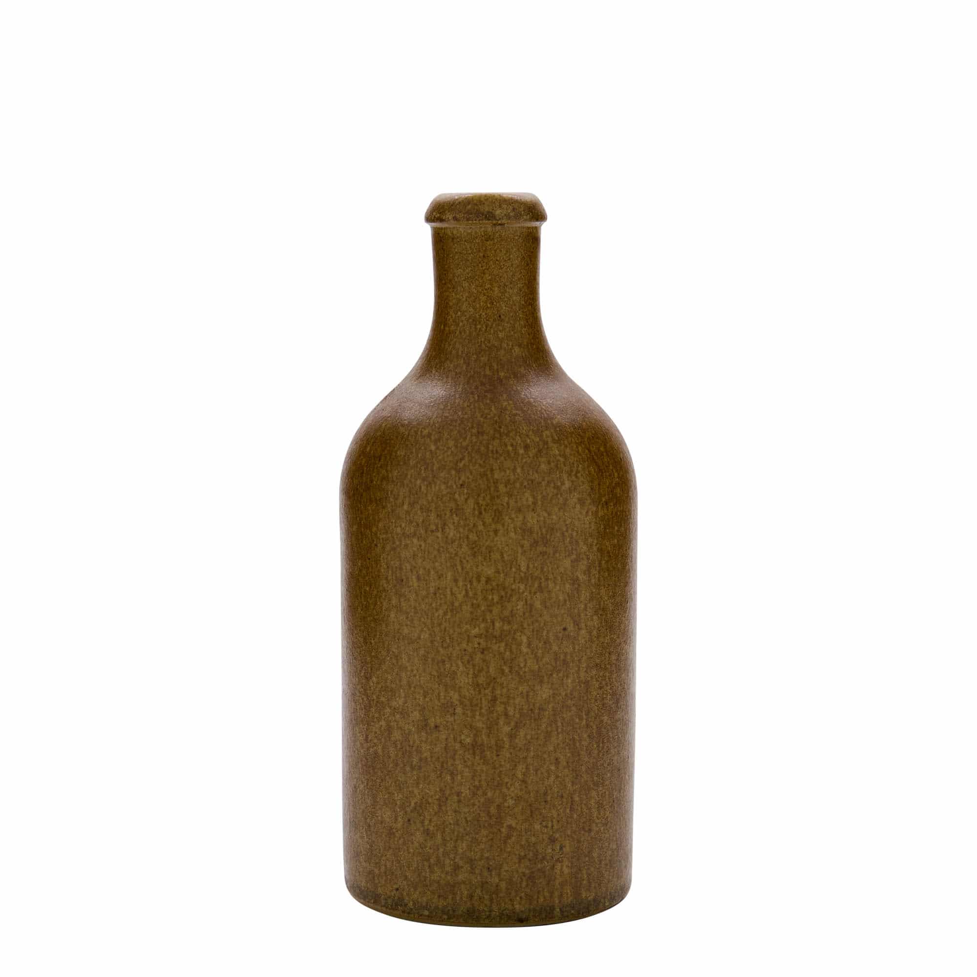 Glinena boca od 500 ml, keramika, braon-kristal, otvor: Plutani čep Glinena boca od 500 ml, keramika, braon-kristal, otvor: Plutani čep