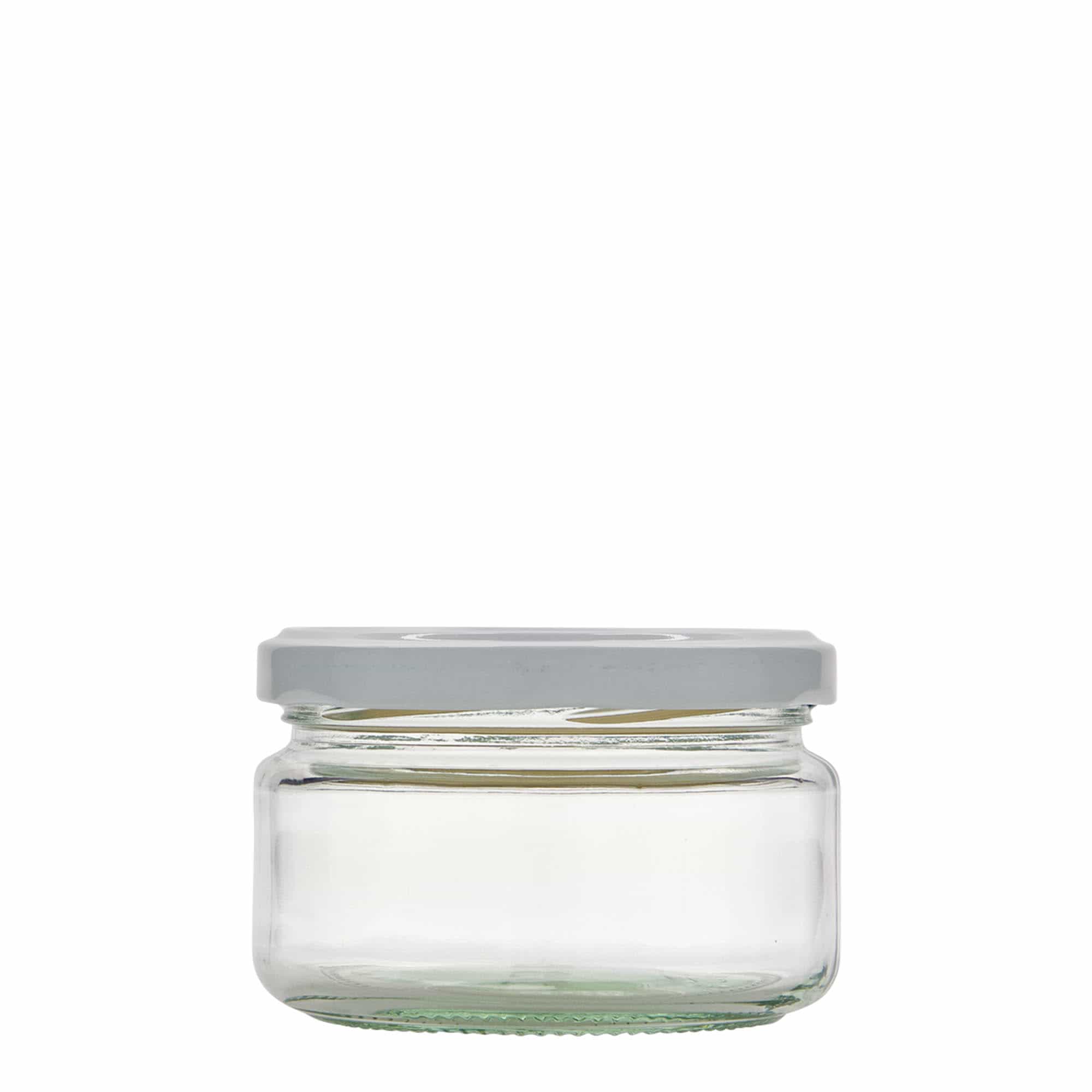 230 ml pljosnata okrugla tegla, otvor: Twist-Off (TO 82)