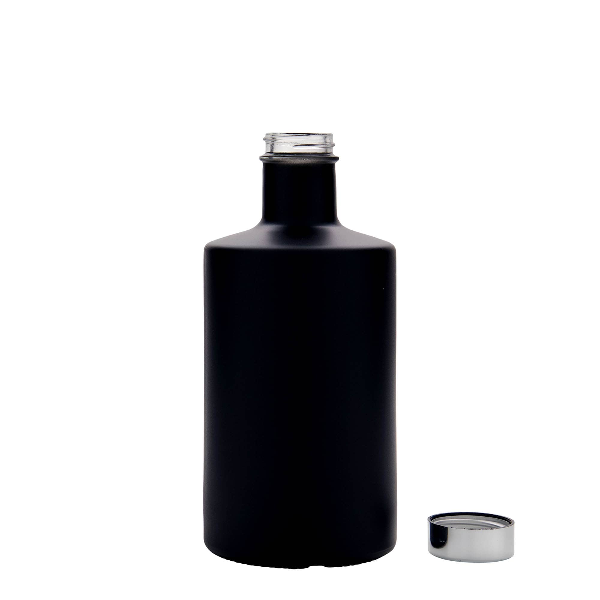 500 ml staklena boca 'Caroline', crna, grlo: GPI 33 500 ml staklena boca 'Caroline', crna, grlo: GPI 33