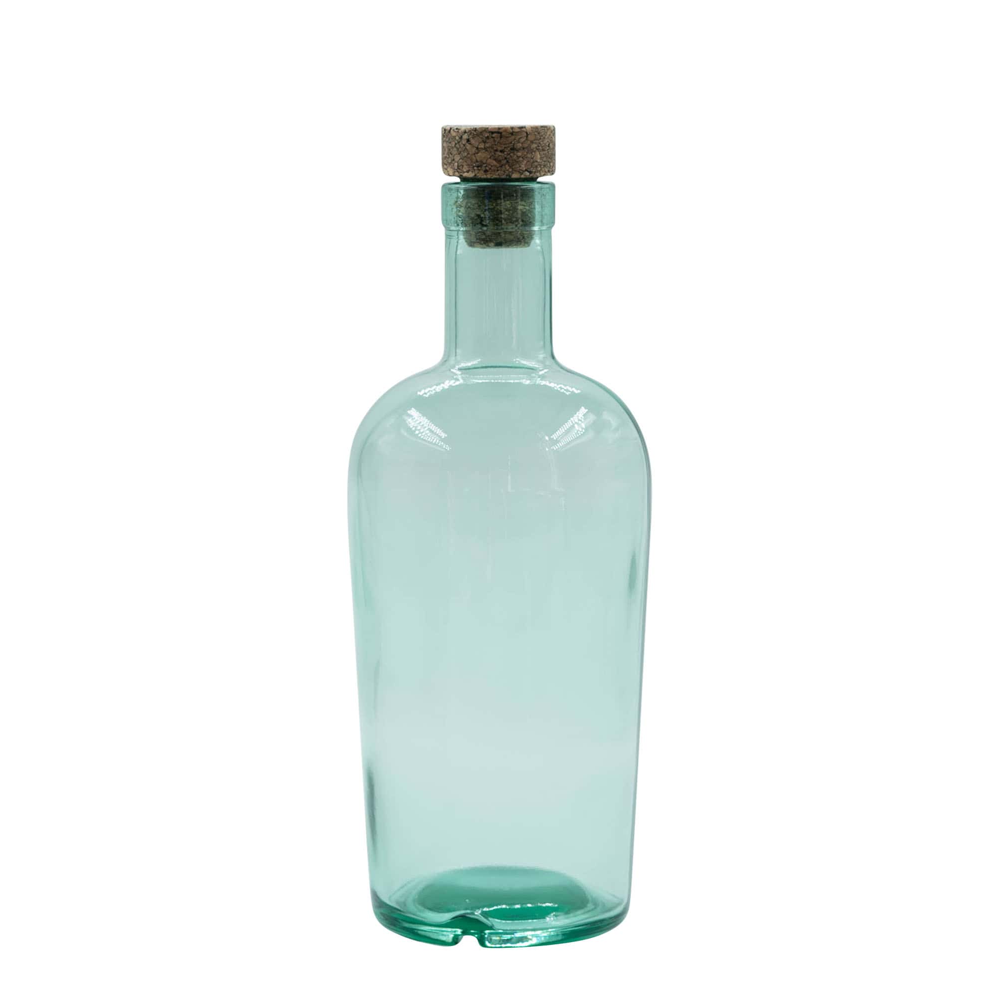 700 ml staklena flaša 'Teo Light', otvor: pluta