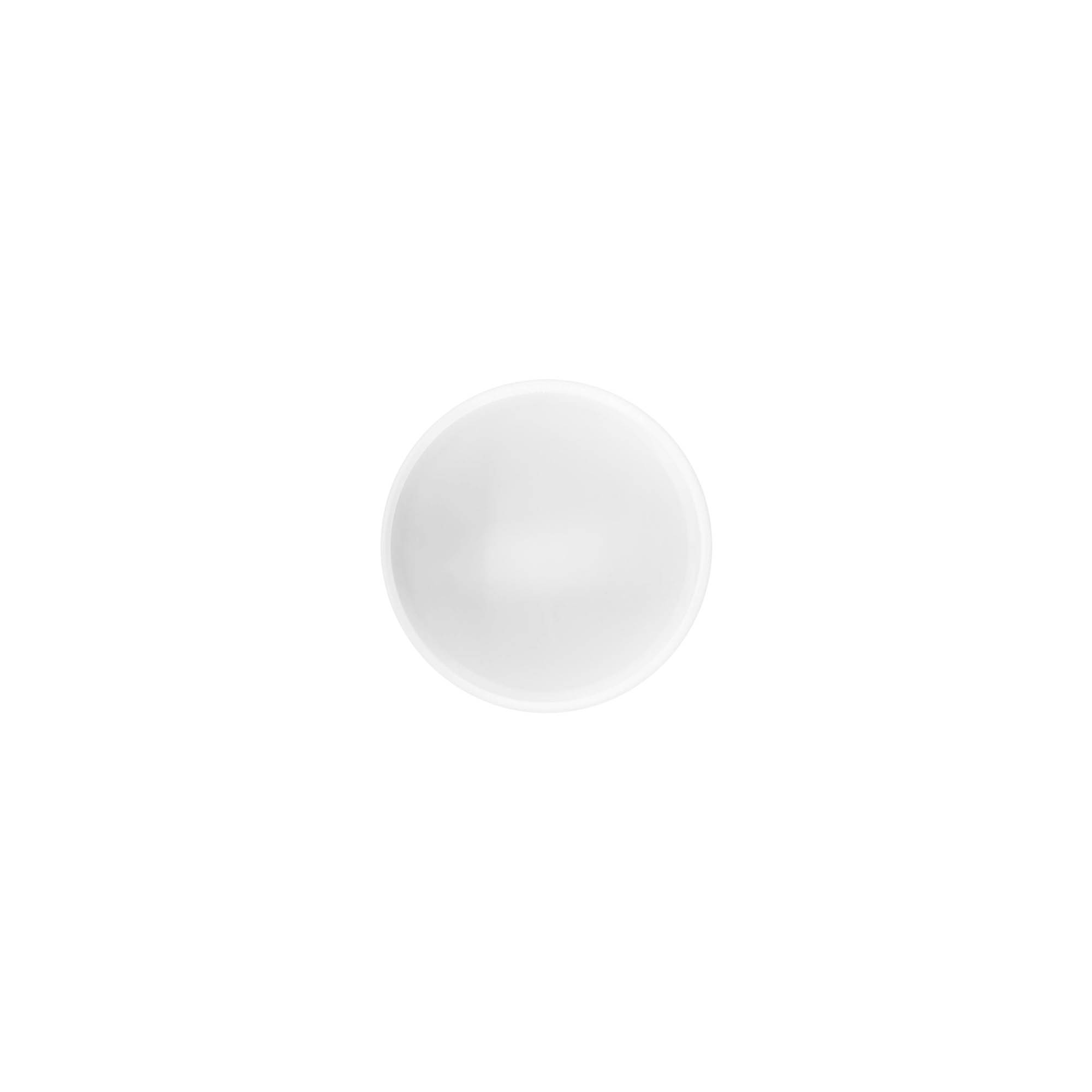 Zatvarač sa navojem za 'White Line' 35 ml, PP plastika, bela