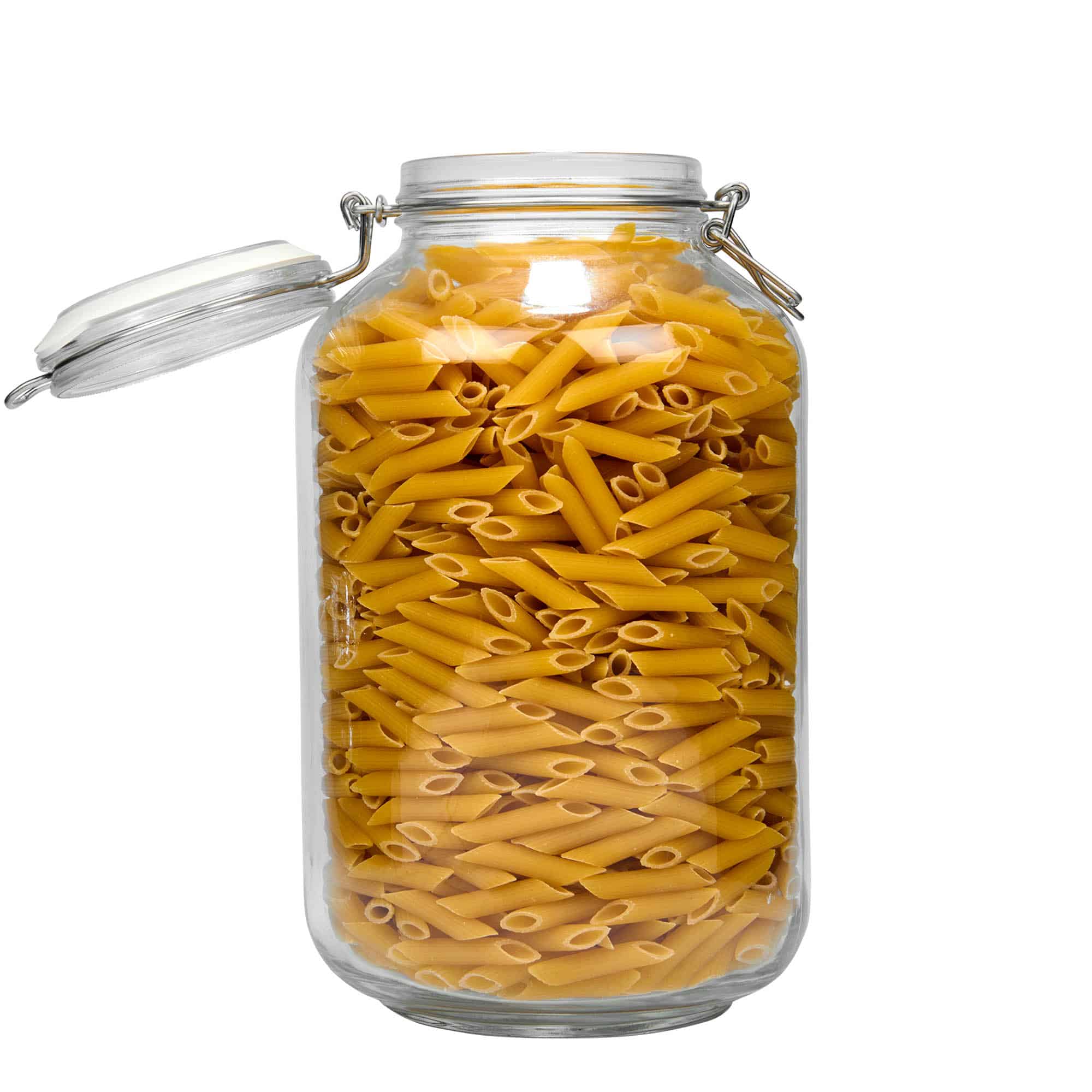 4.000 ml staklena tegla sa žičanim zatvaračem 'Fido', otvor: žični zatvarač