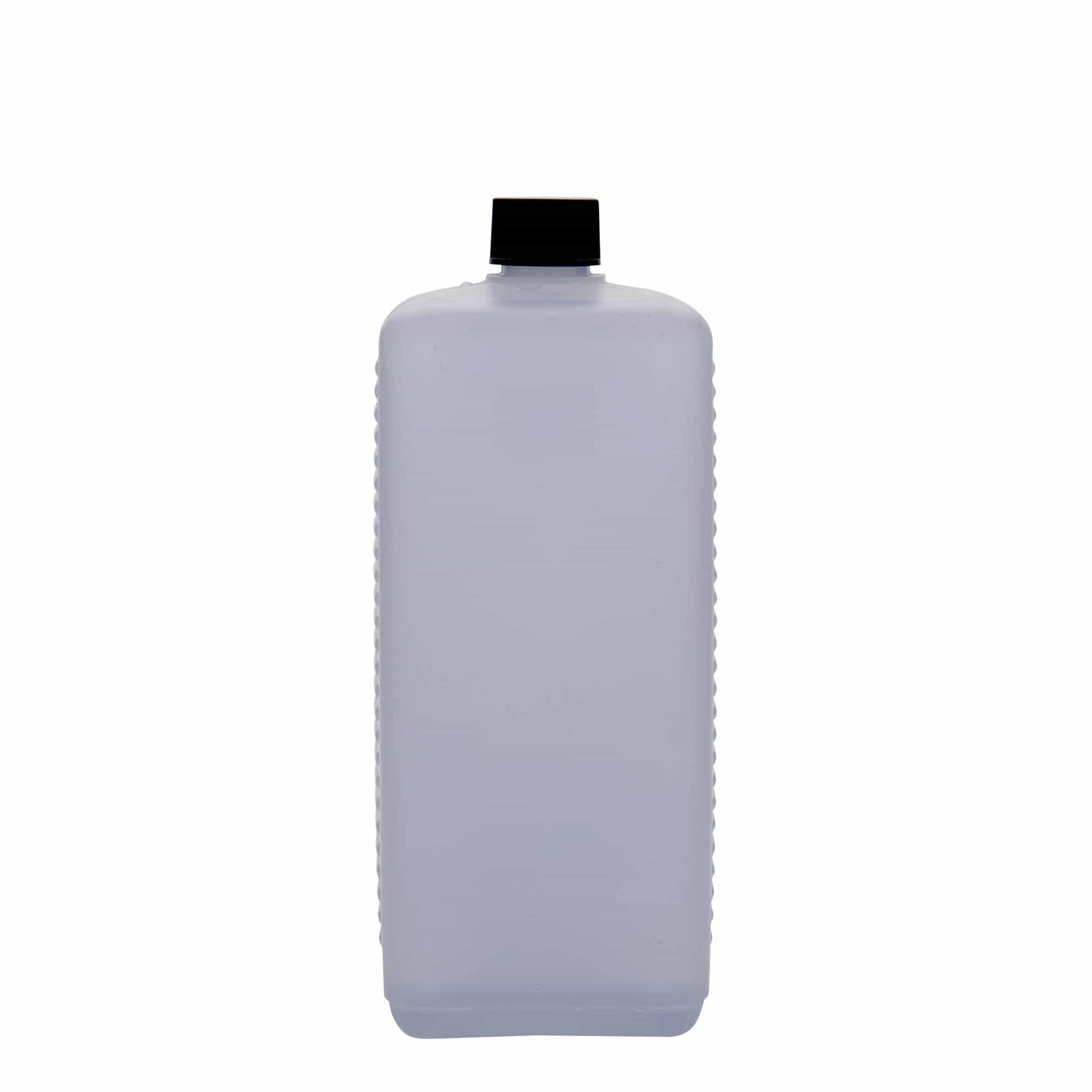 Kanister boca od 1000 ml, pravougaona, HDPE plastika, natur, otvor: DIN 25 EPE