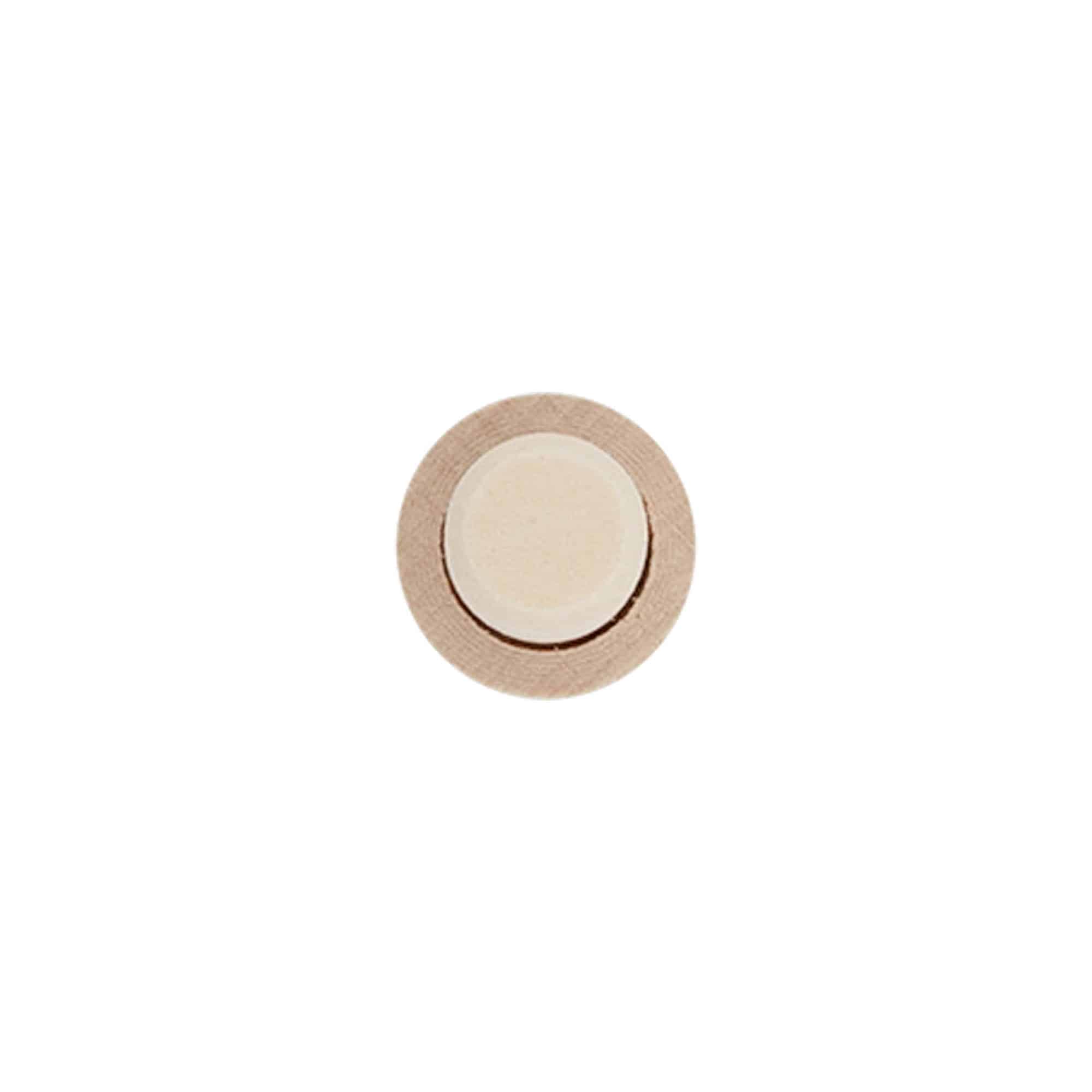 Čep sa glavom od 14 mm, drvo/plastični, za otvor: Plutani čep