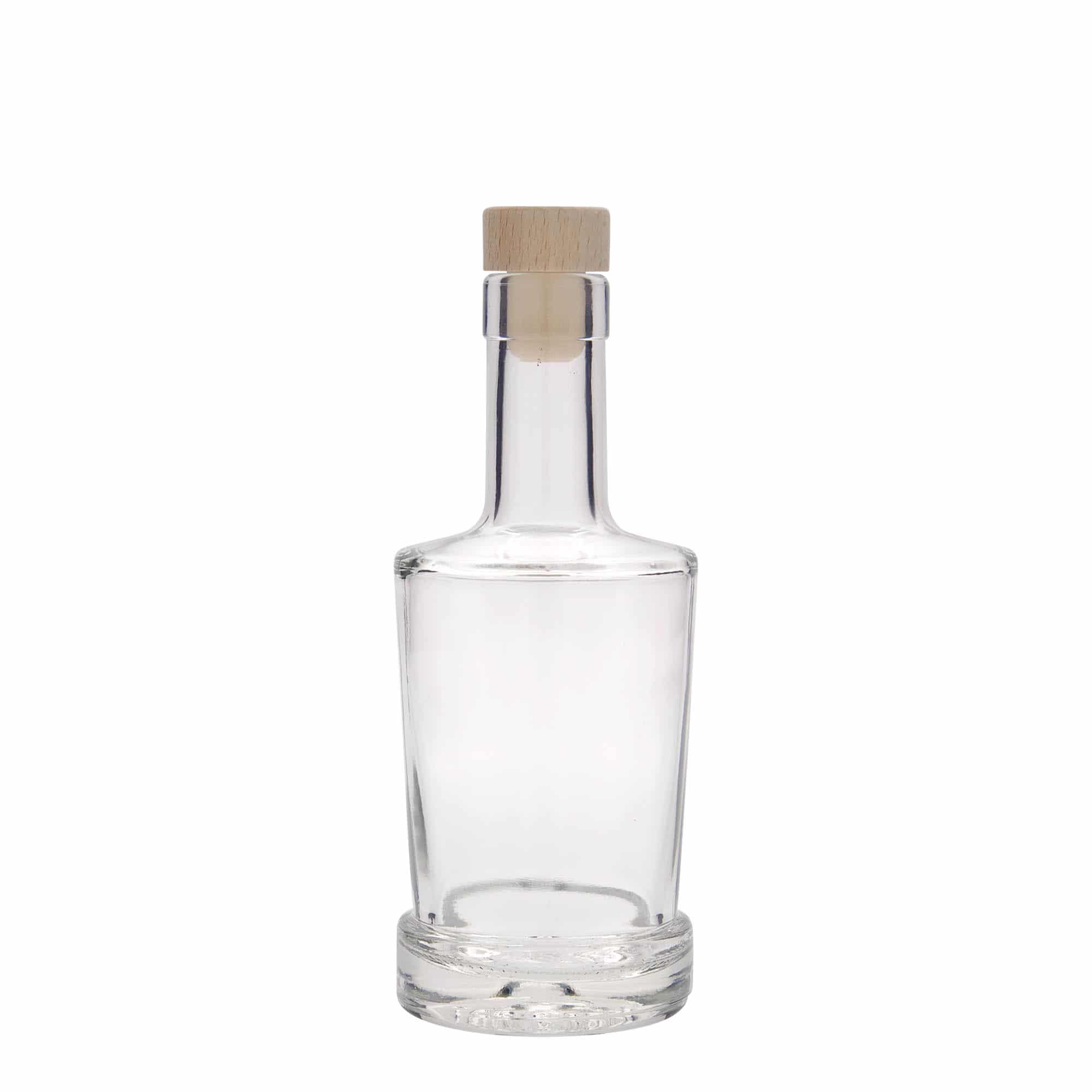 250 ml staklena flaša 'Deborah', otvor: pluta