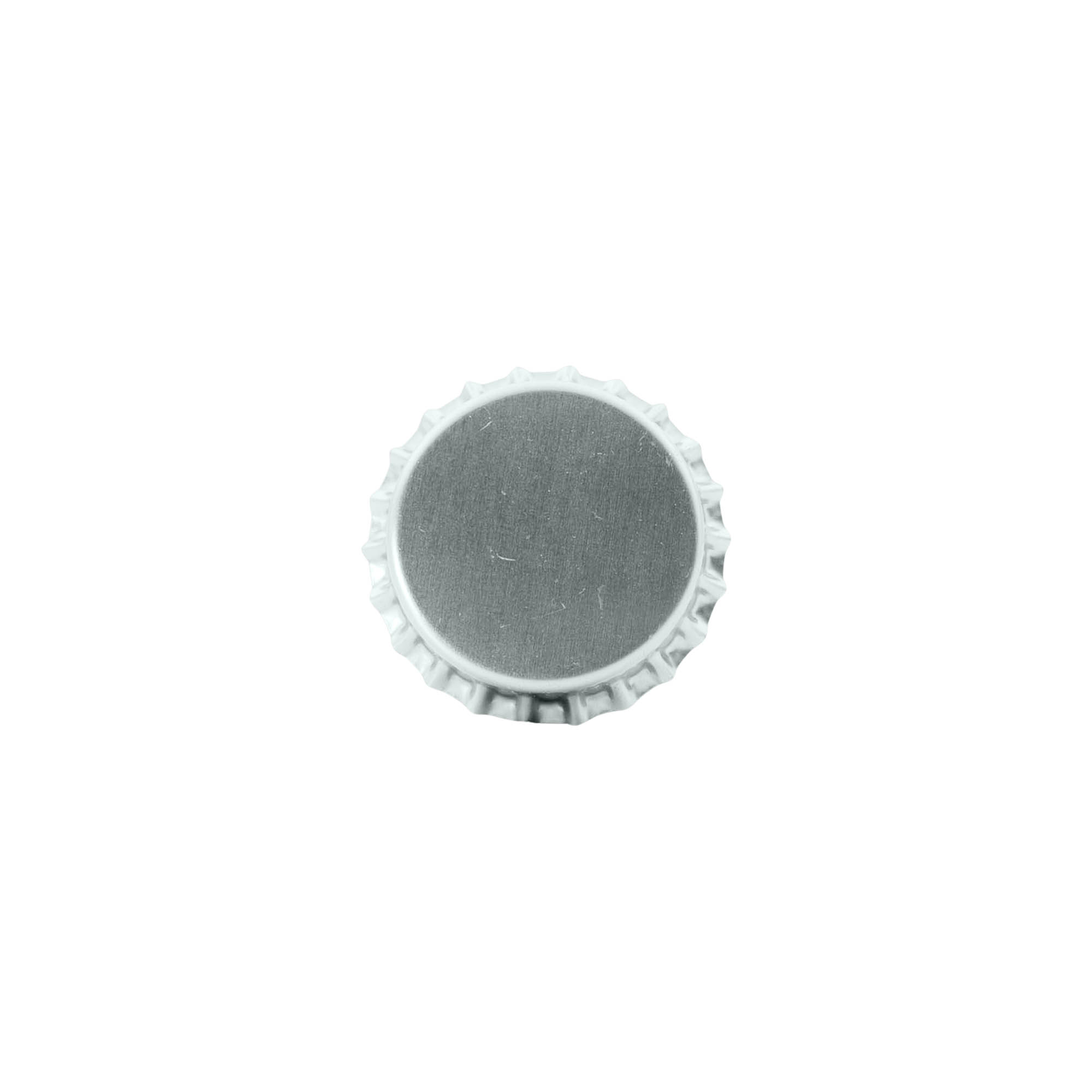 Čepovi za flaše 29 mm, metalni, srebrni