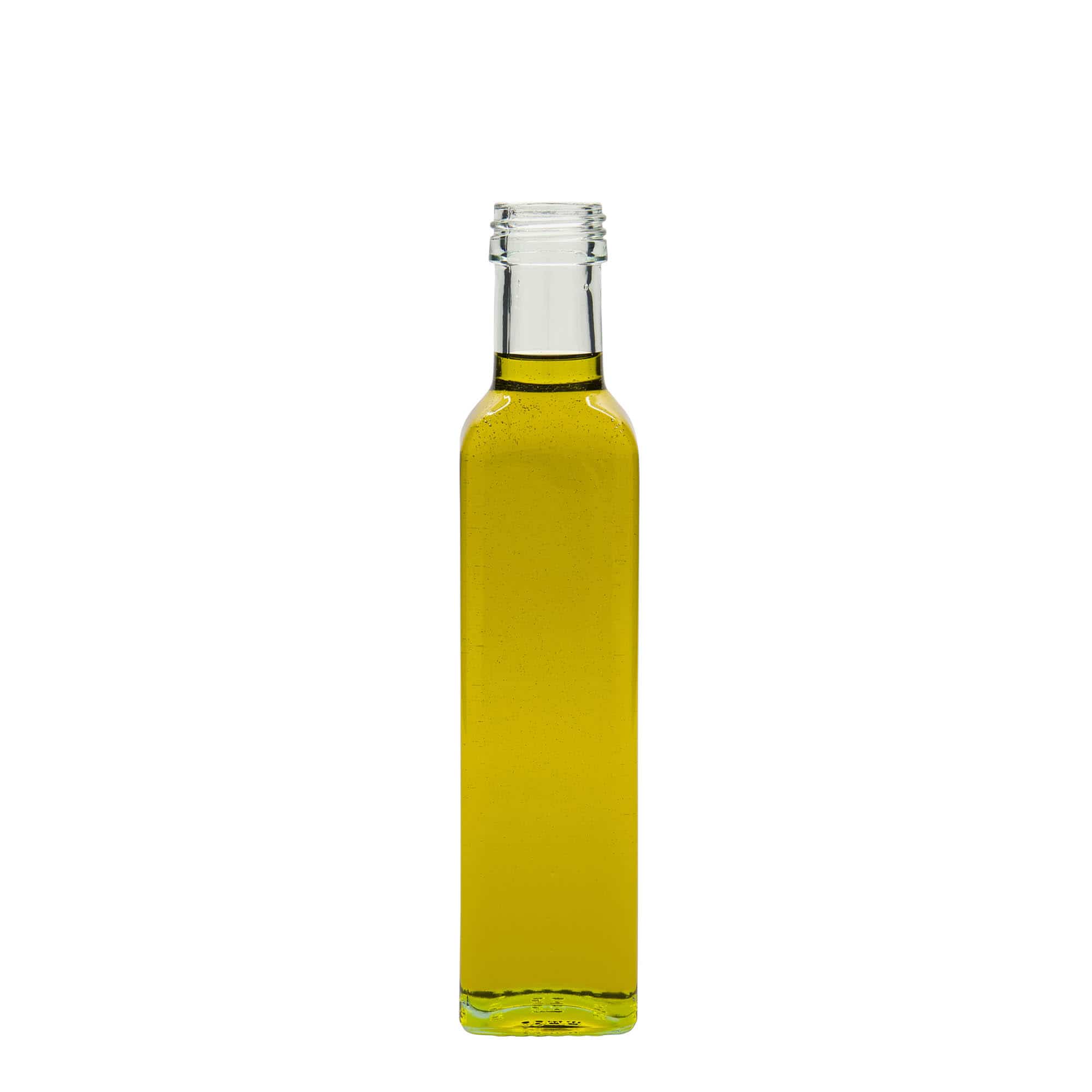 250 ml staklena boca 'Marasca', četvrtasta, grlo: PP 31,5 250 ml staklena boca 'Marasca', četvrtasta, grlo: PP 31,5