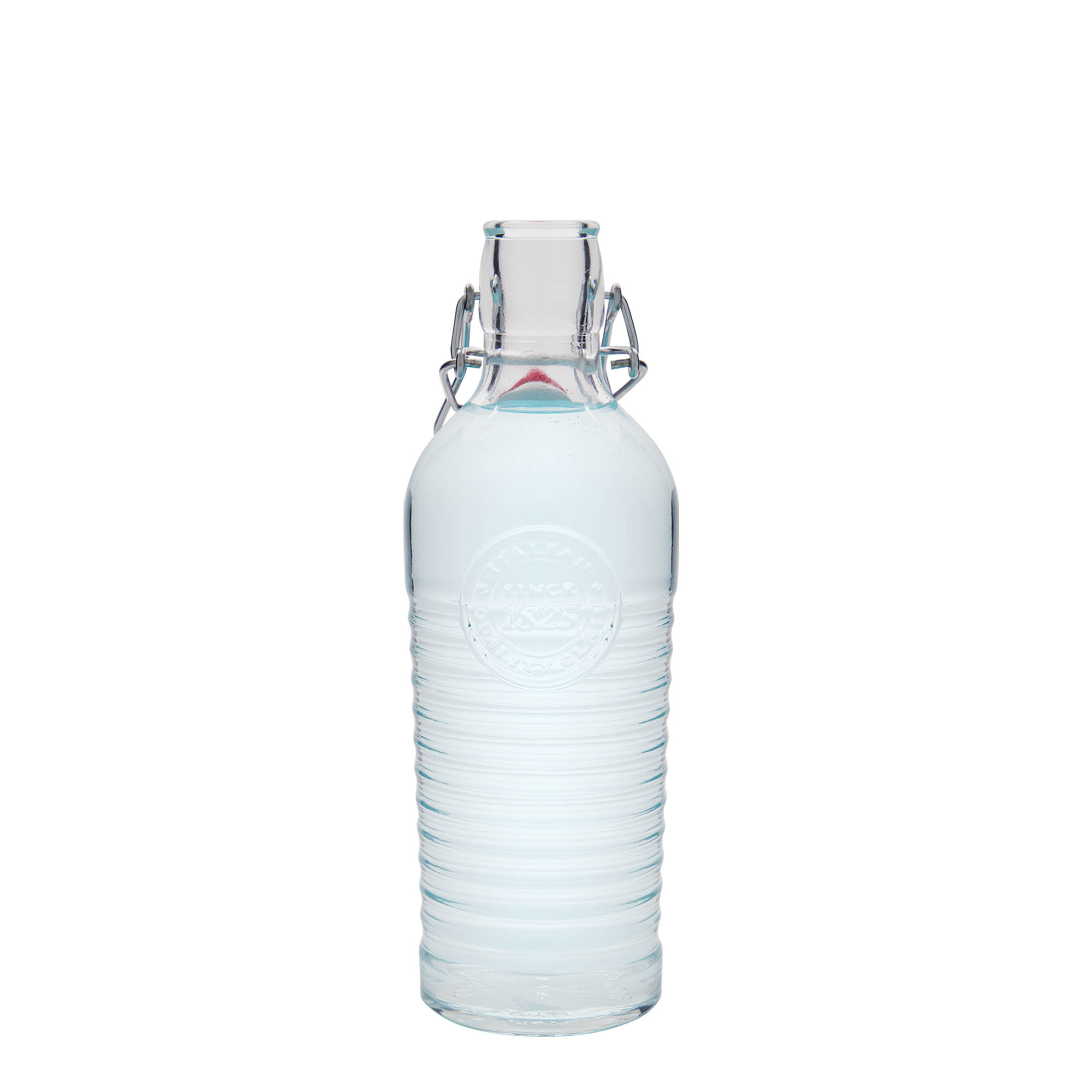 750 ml staklena boca 'Officina 1825', otvor: zatvarač sa kopčom 750 ml staklena boca 'Officina 1825', otvor: zatvarač sa kopčom