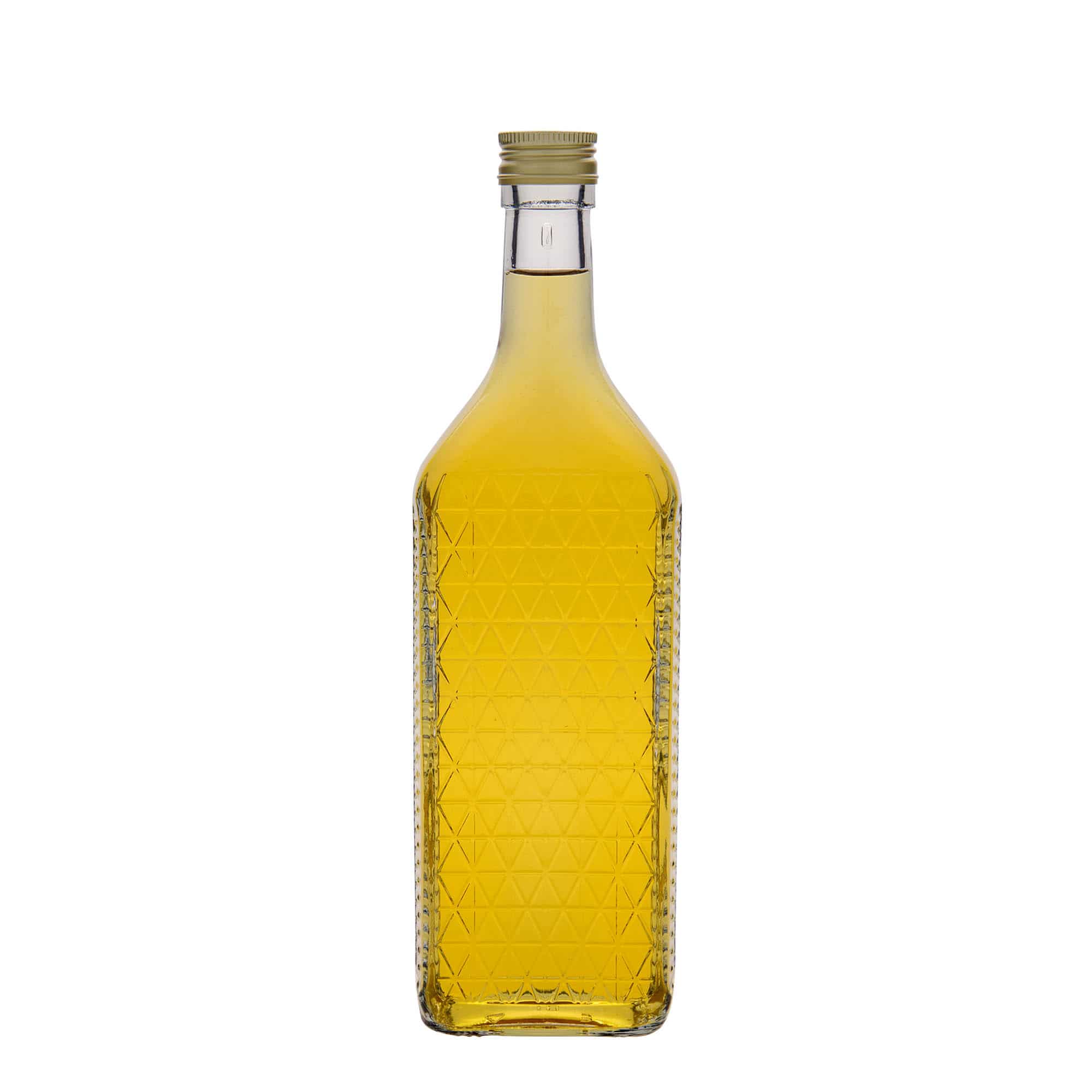 Staklena boca od 700 ml 'Caruso', pravougaona, otvor: PP 31,5