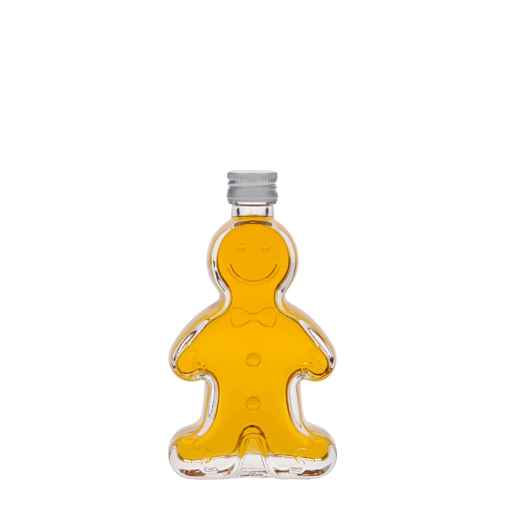 50 ml staklena flaša 'Lebkuchenmann', otvor: PP 18