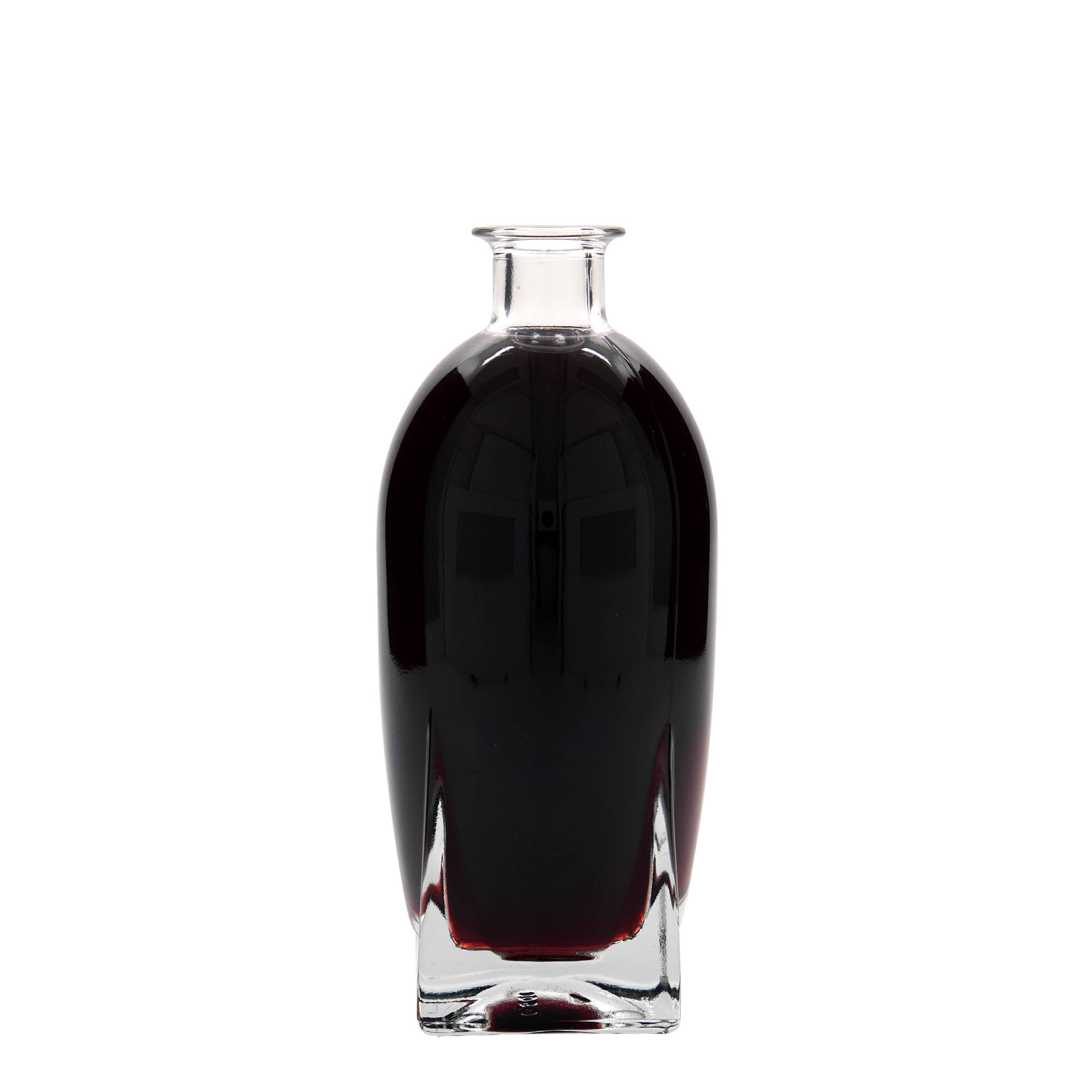 500 ml staklena boca 'Zino', kvadratna, otvor: čep 500 ml staklena boca 'Zino', kvadratna, otvor: čep