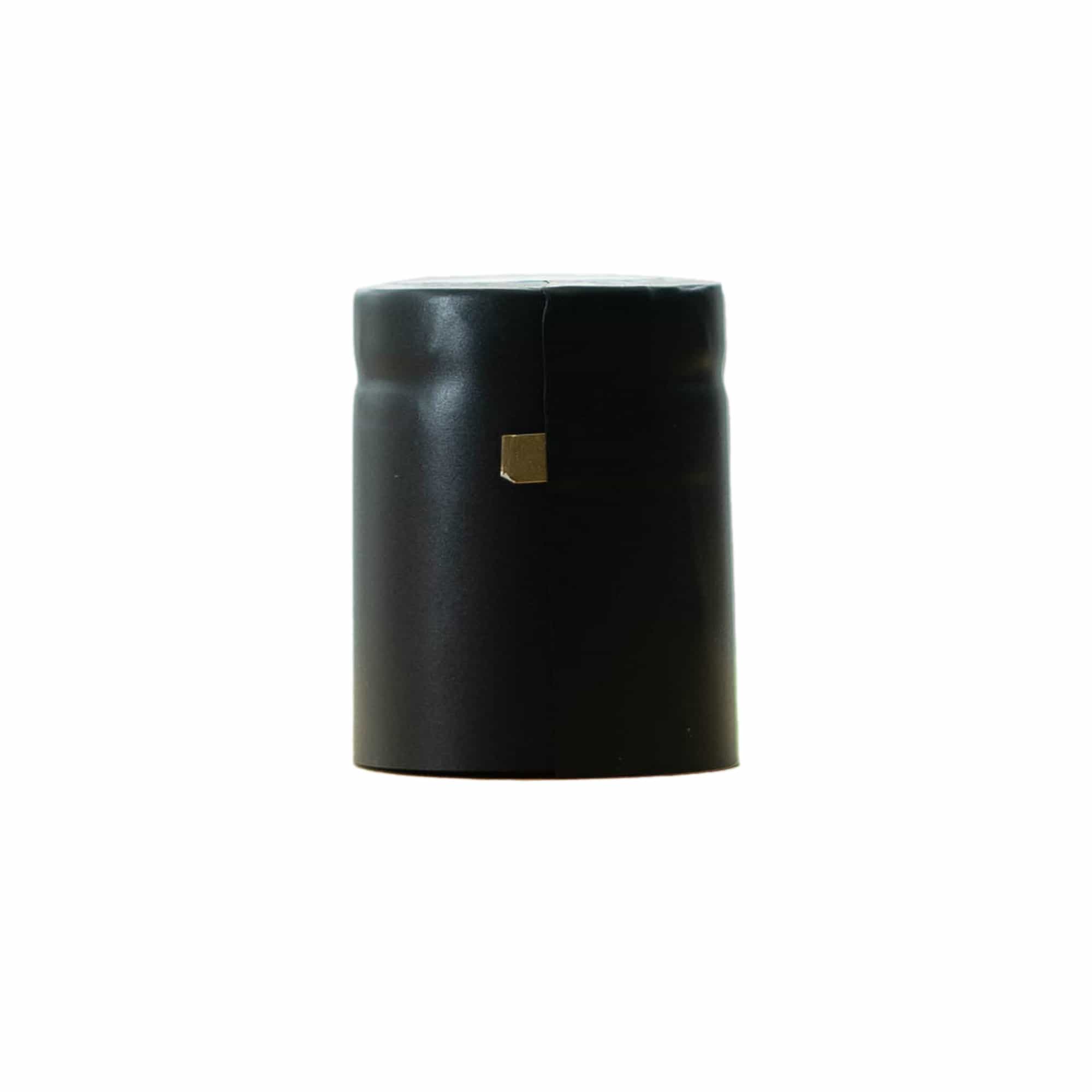Skupljajuća kapsula 32x41, PVC plastika, crna Skupljajuća kapsula 32x41, PVC plastika, crna
