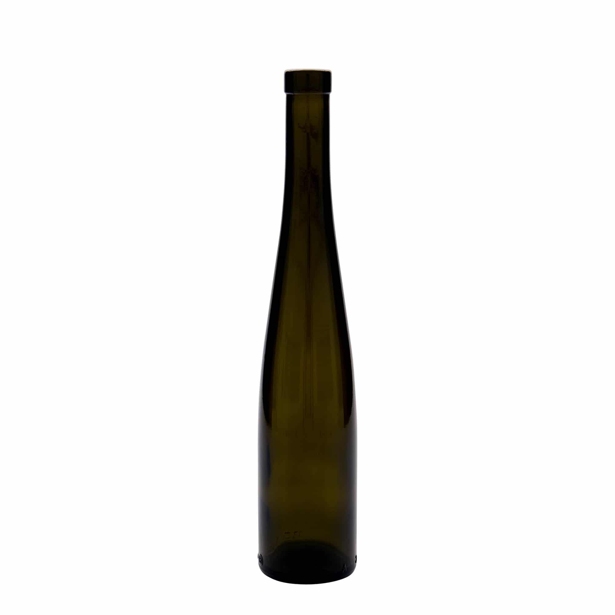 375 ml staklena flaša 'Weinschlegel', antikno zelena, grlo: čep