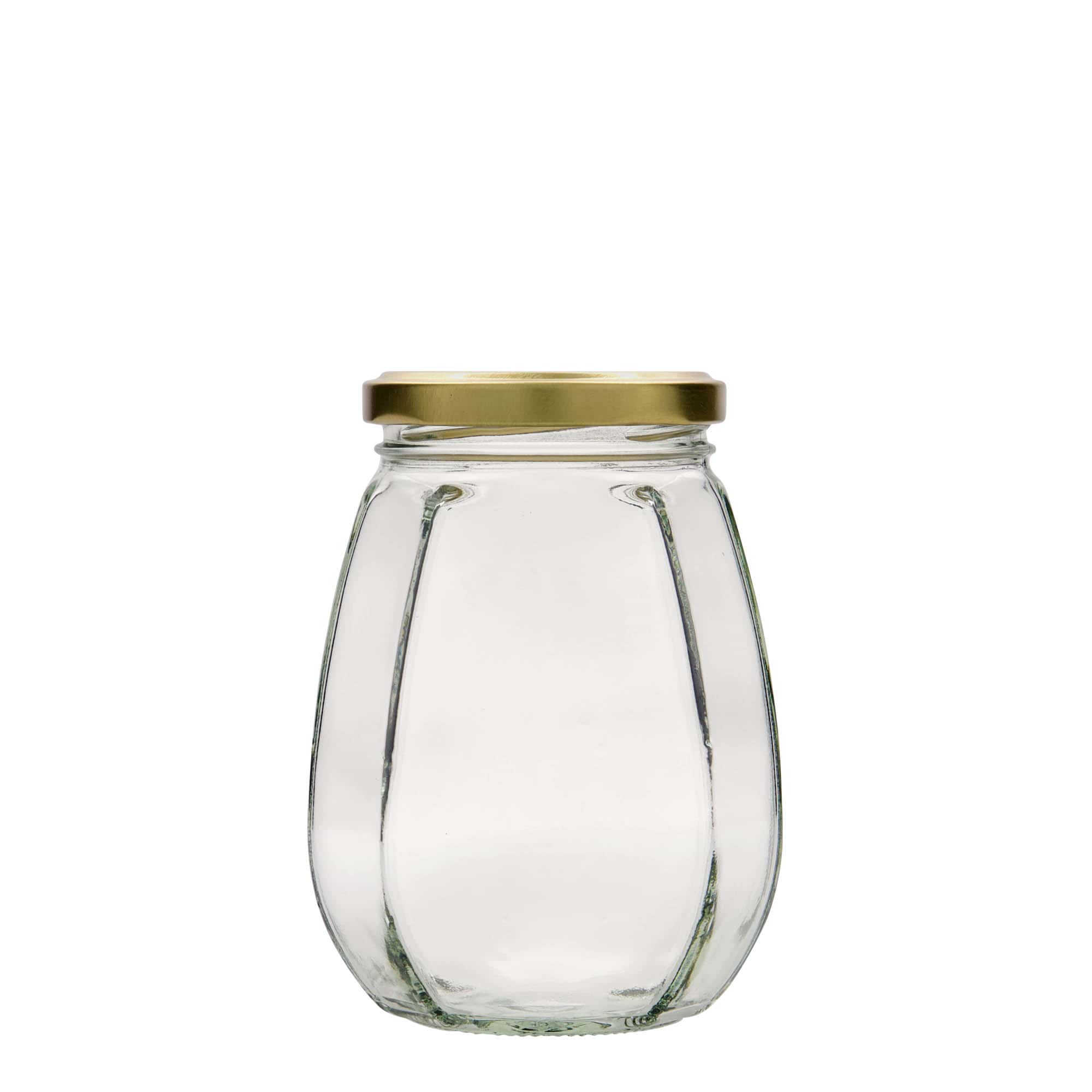 385 ml ukrasna tegla, šesterougaona, otvor: Twist-Off (TO 63)