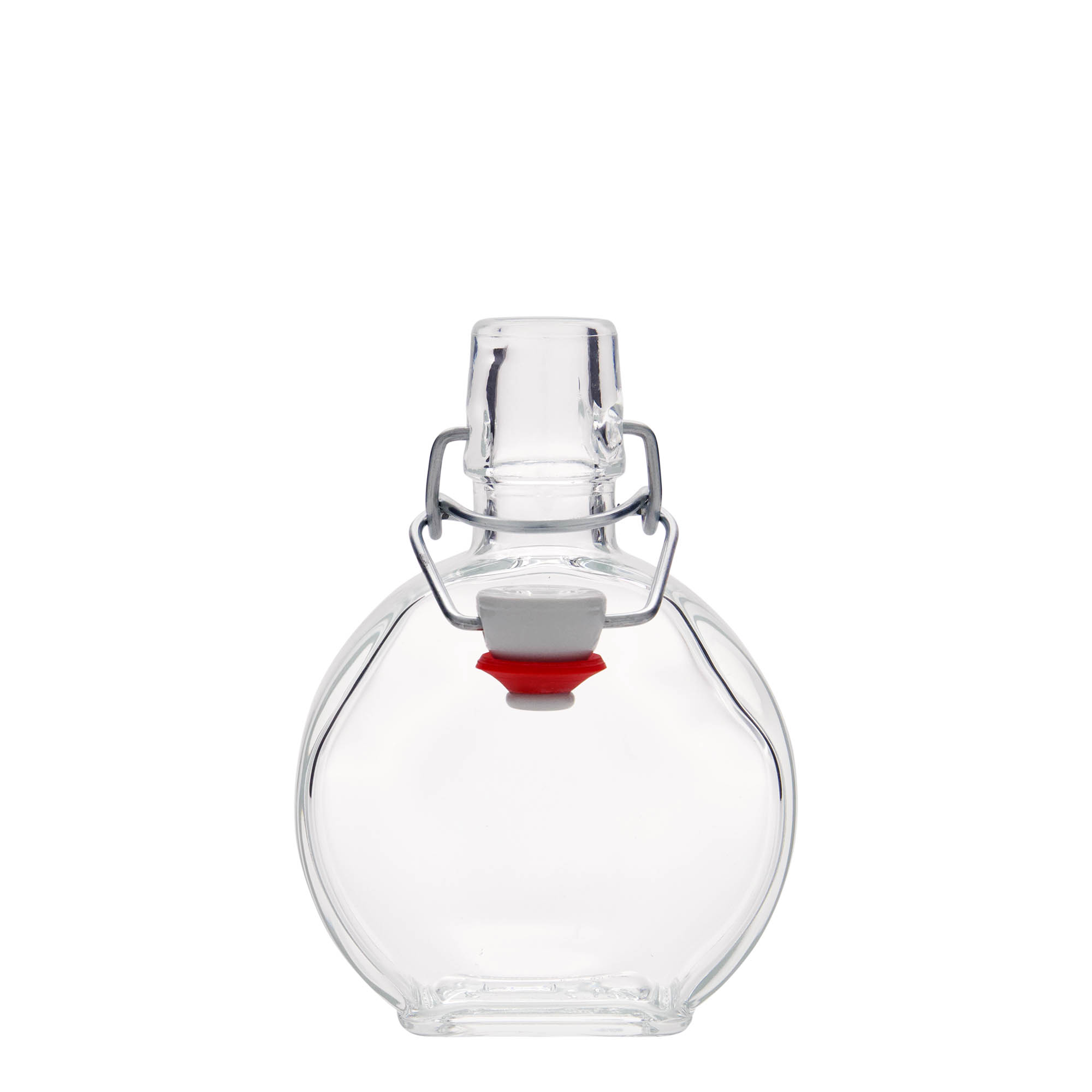 200 ml staklena boca 'Sensatione', pravougaona, otvor: zatvarač sa kopčom 200 ml staklena boca 'Sensatione', pravougaona, otvor: zatvarač sa kopčom