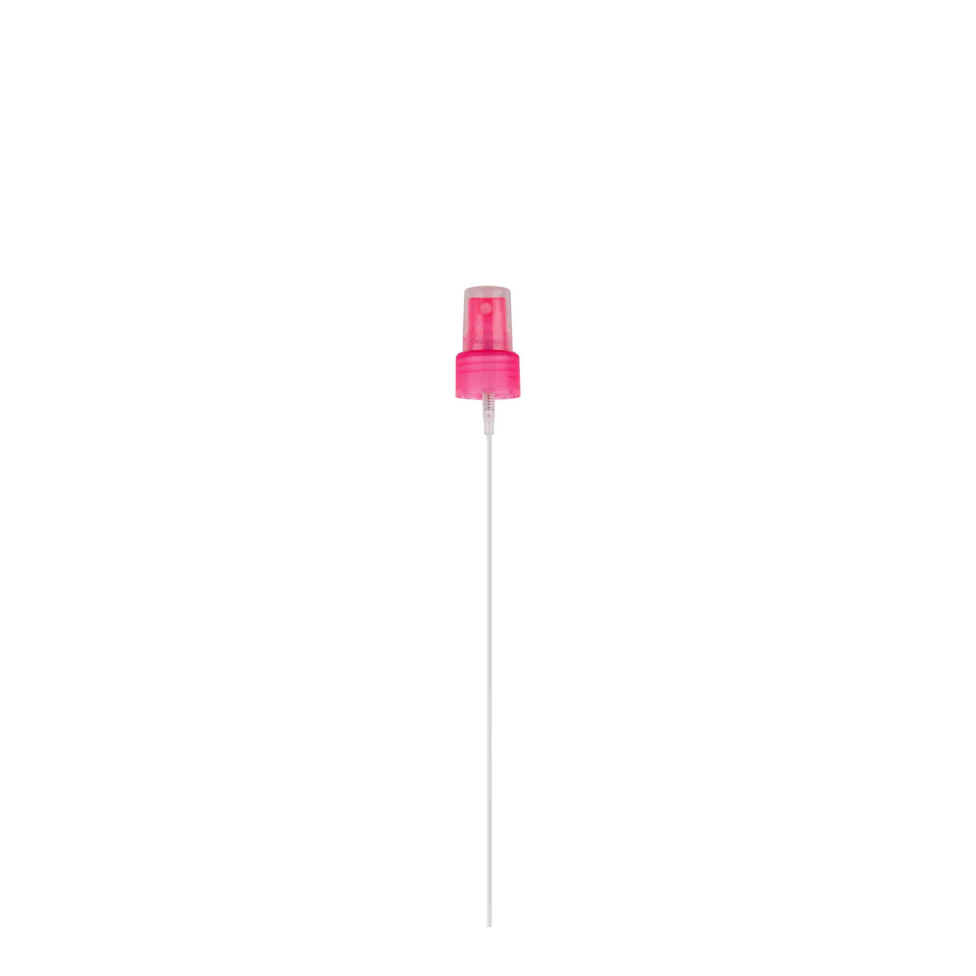Zatvarač sa navojem, raspršivač, PP-plastika, roze, za grlo: 24/410