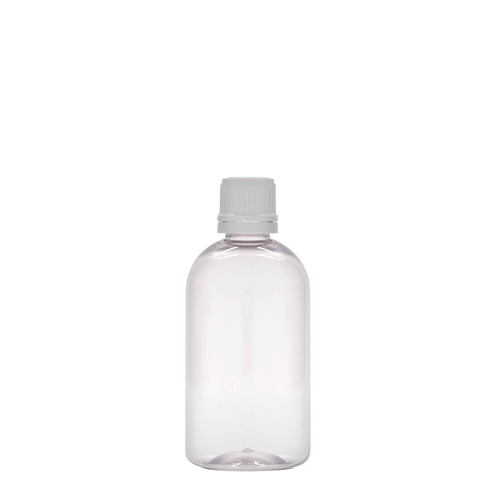 100 ml PET medicinska flaša 'Easy Living', plastika, grlo: DIN 18 100 ml PET medicinska flaša 'Easy Living', plastika, grlo: DIN 18