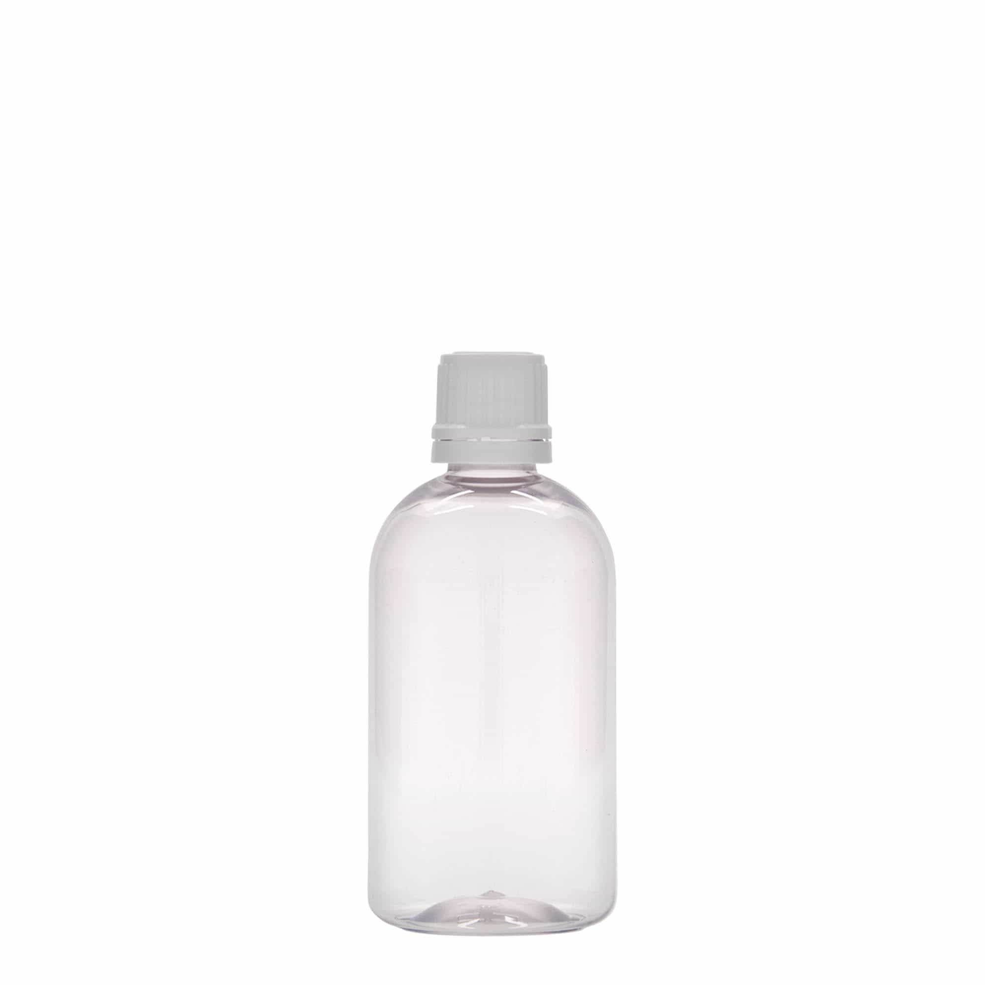 100 ml PET medicinska flaša 'Easy Living', plastika, grlo: DIN 18 100 ml PET medicinska flaša 'Easy Living', plastika, grlo: DIN 18