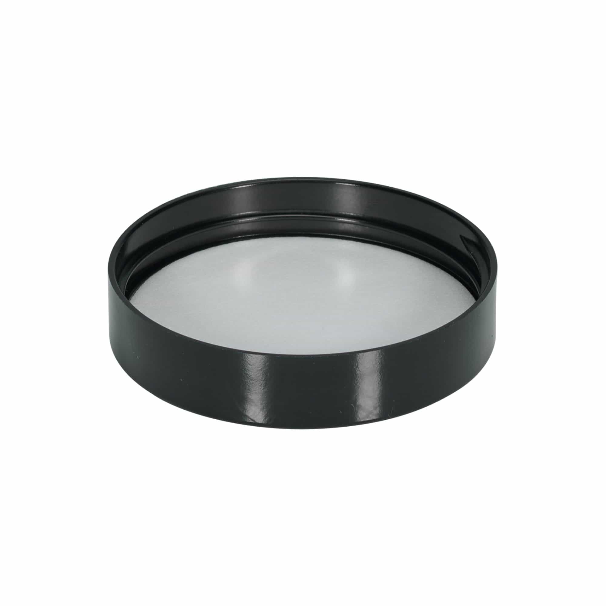 Zatvarač sa navojem za 120 ml 'Brown Line', HPM plastika, crna
