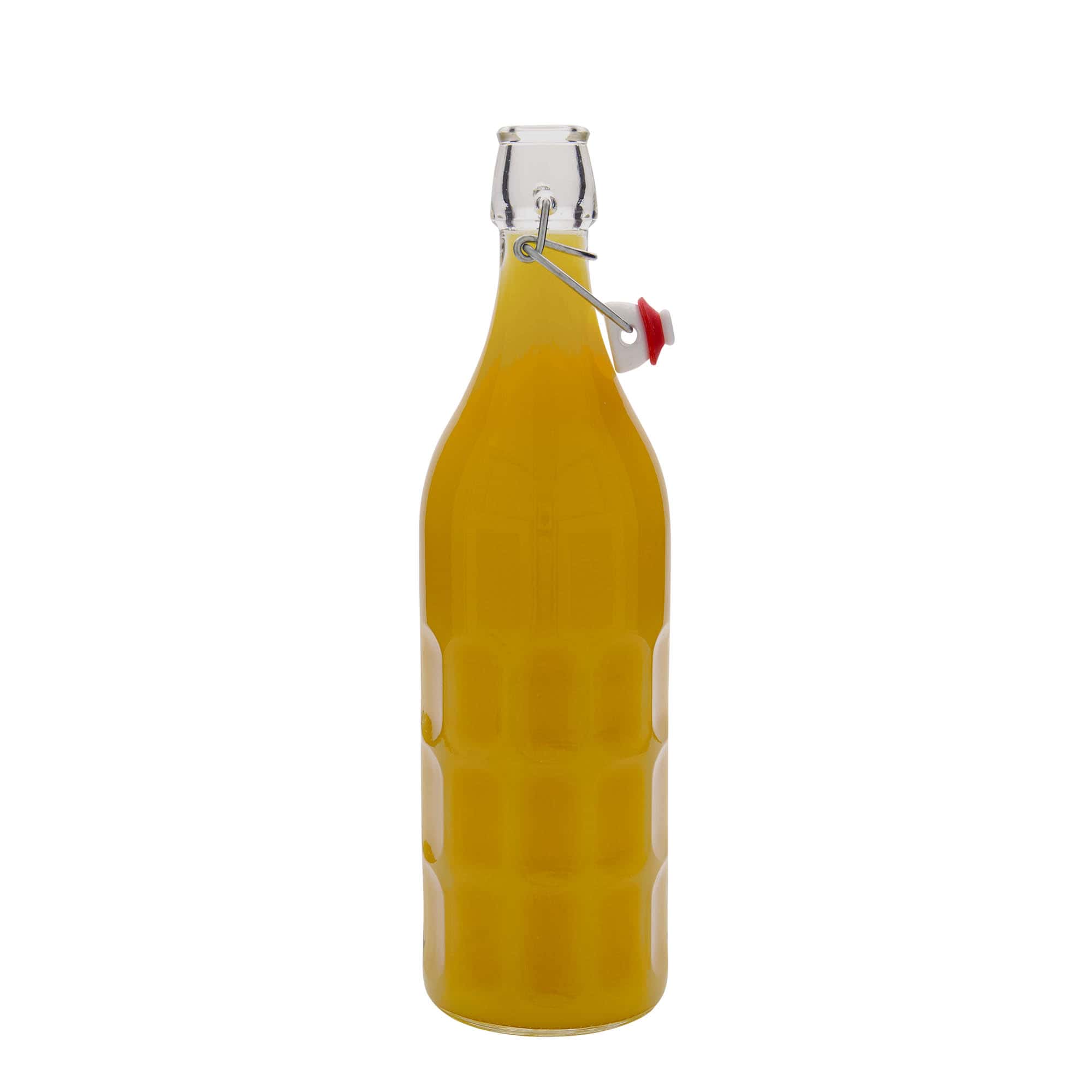 1.000 ml staklena boca Moresca, otvor: zatvarač sa kopčom 1.000 ml staklena boca Moresca, otvor: zatvarač sa kopčom
