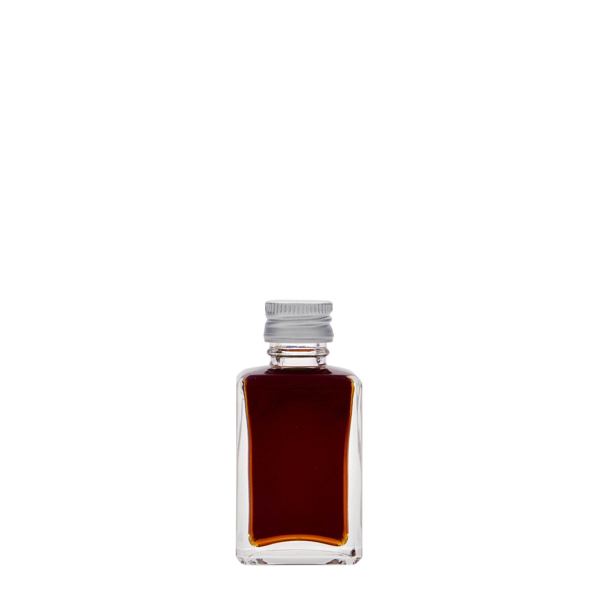 30 ml staklena flaša 'Tamme', kvadratna, otvor: PP 18 30 ml staklena flaša 'Tamme', kvadratna, otvor: PP 18