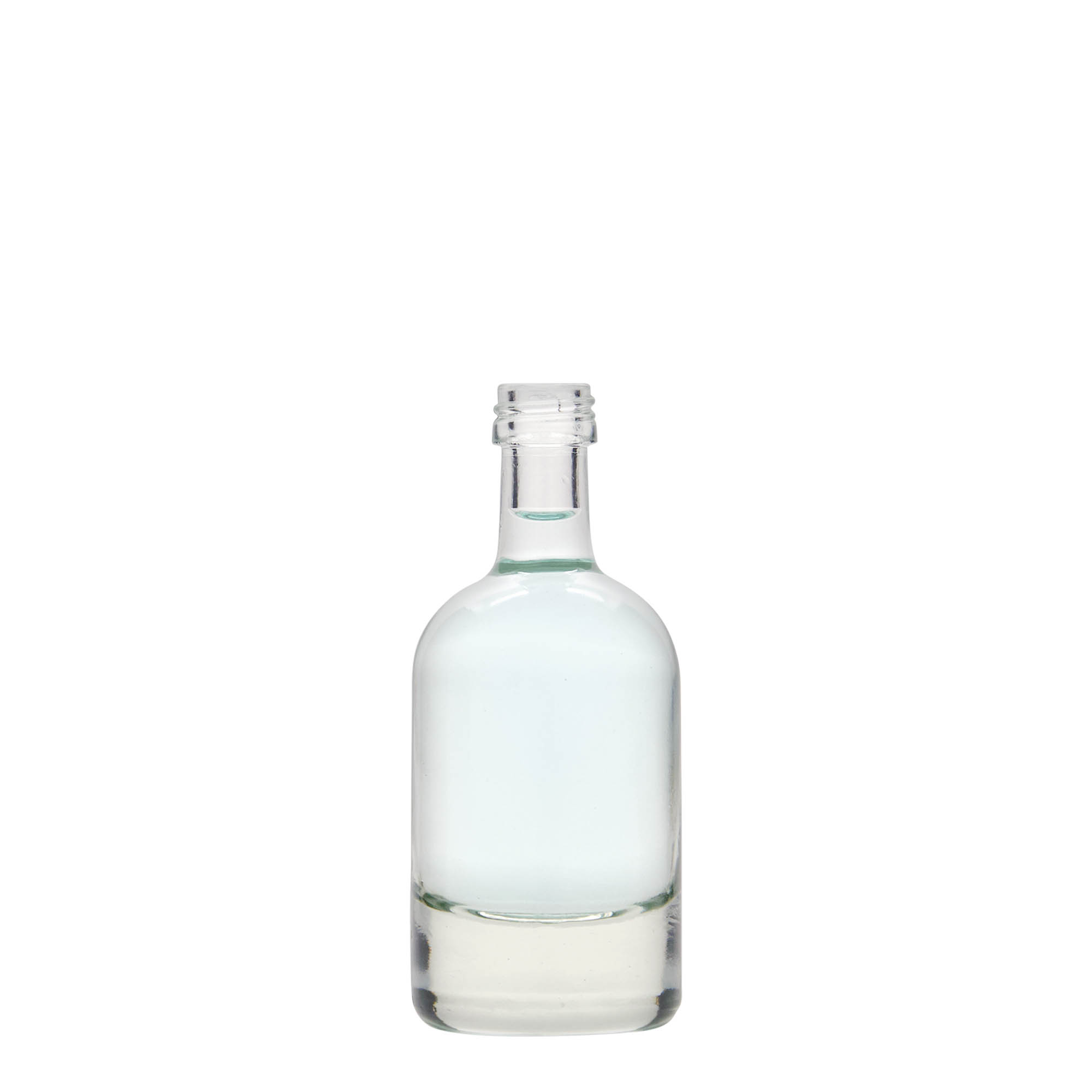 50 ml staklena flaša 'Linea Uno', otvor: PP 18 50 ml staklena flaša 'Linea Uno', otvor: PP 18