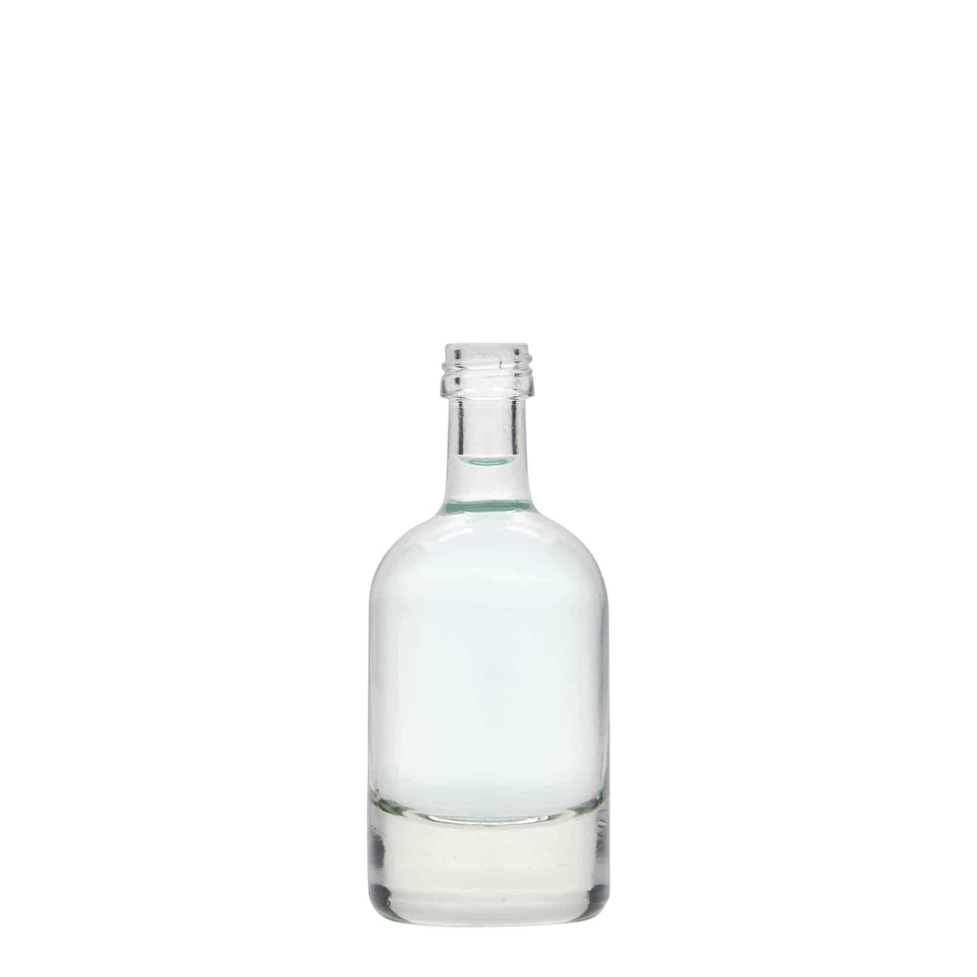 50 ml staklena flaša 'Linea Uno', otvor: PP 18 50 ml staklena flaša 'Linea Uno', otvor: PP 18
