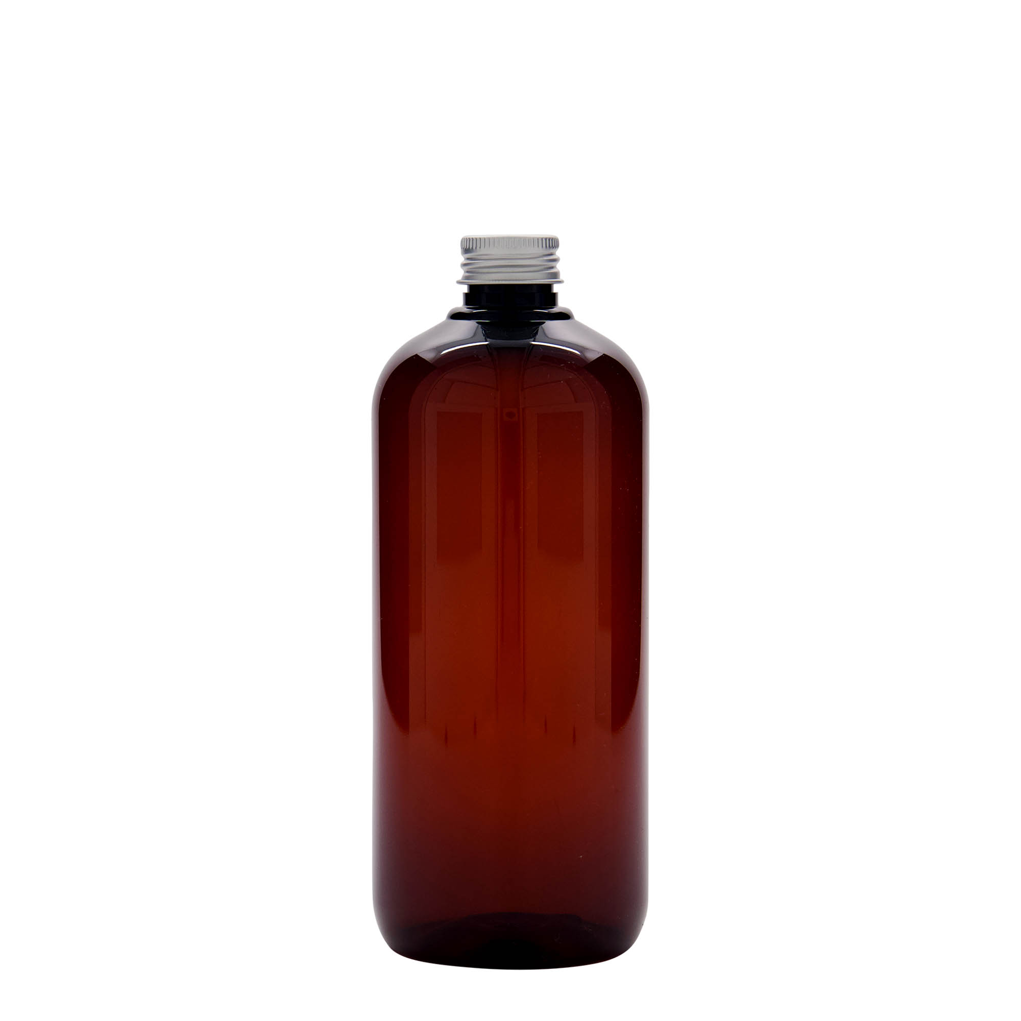 500 ml flaša od reciklirane plastike 'Victor's Best', PCR, braon, grlo: 24/410