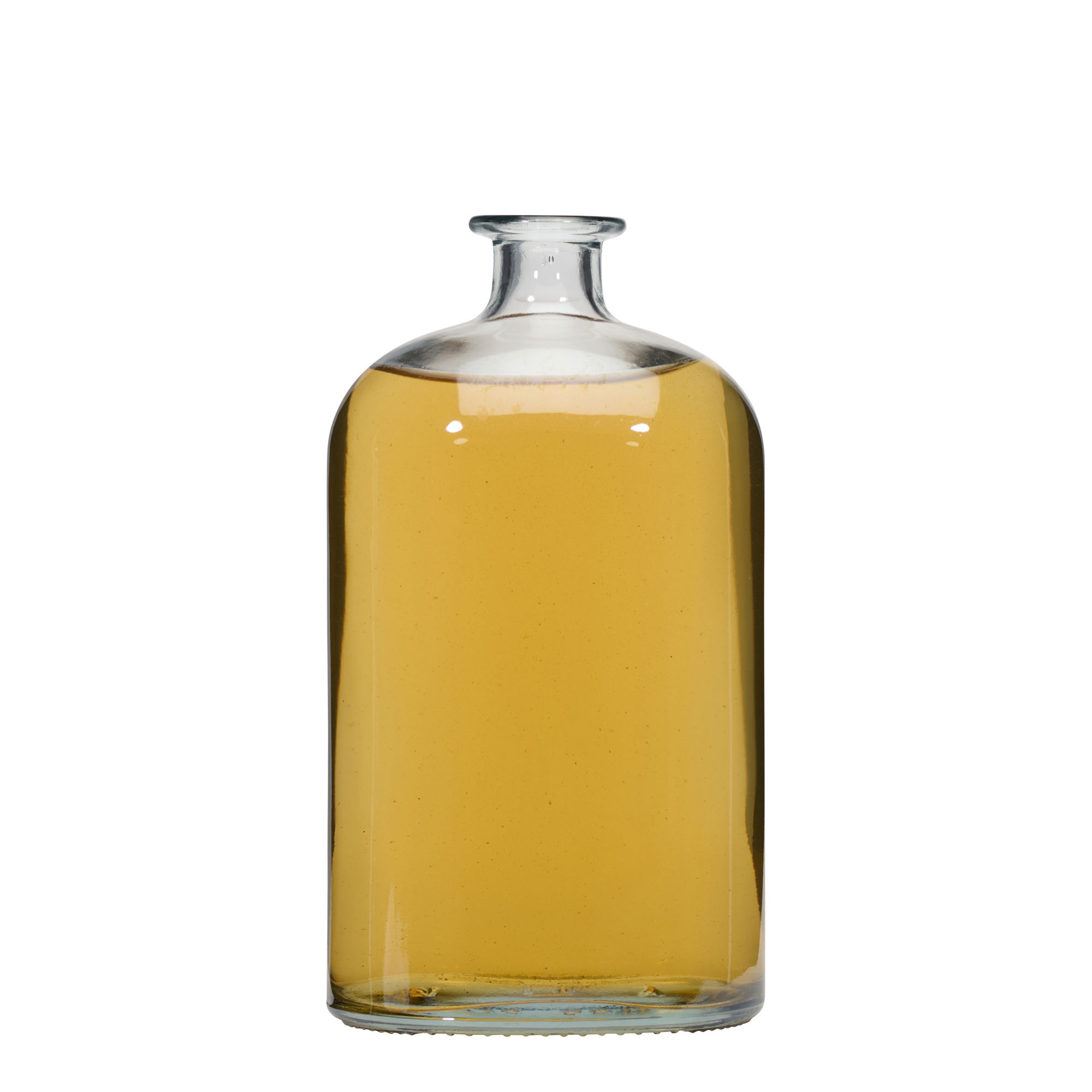 1.000 ml staklena boca 'Dundee', ovalna, otvor: plutani čep 1.000 ml staklena boca 'Dundee', ovalna, otvor: plutani čep