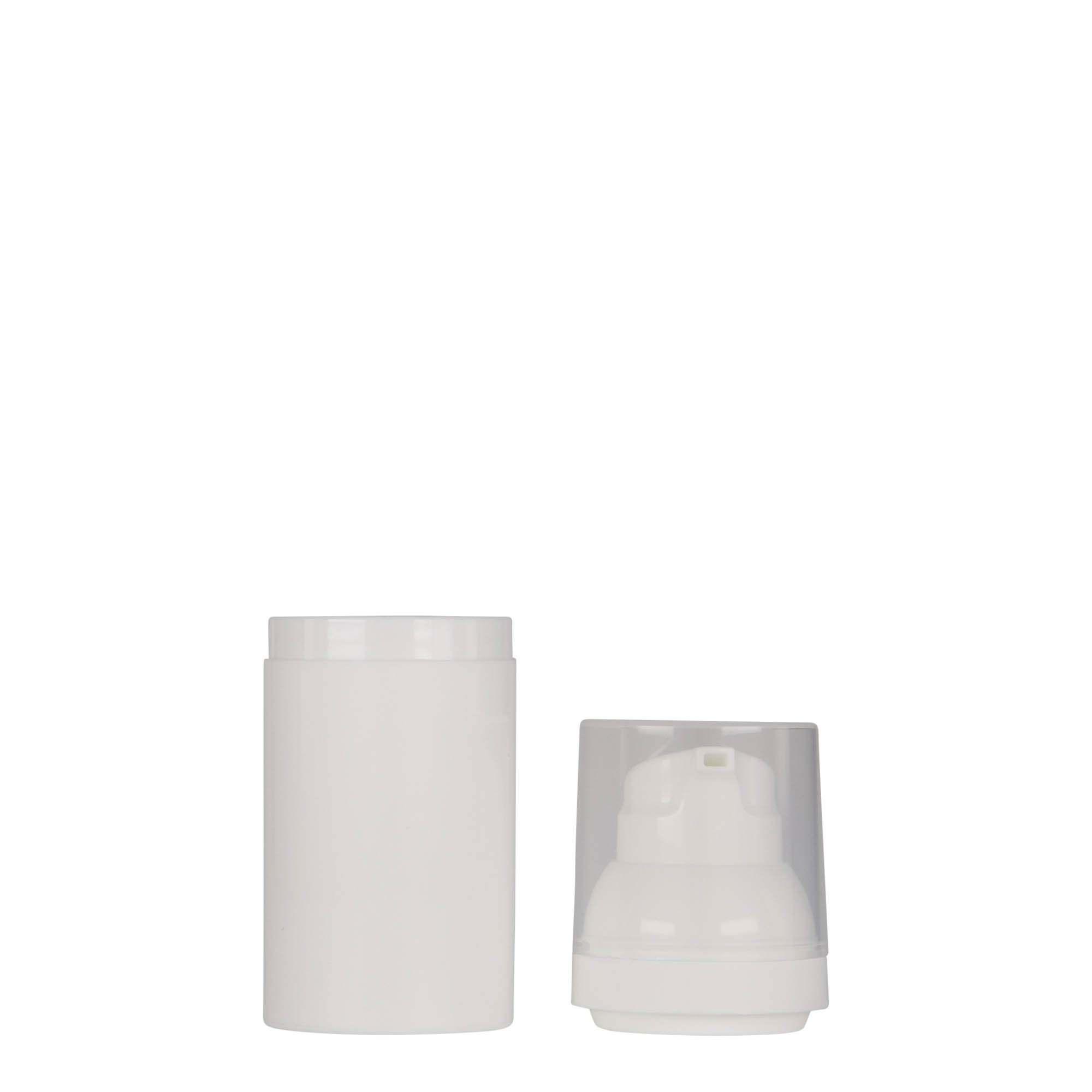 30 ml Airless dozer 'Mezzo', PP-plastika, beo 30 ml Airless dozer 'Mezzo', PP-plastika, beo