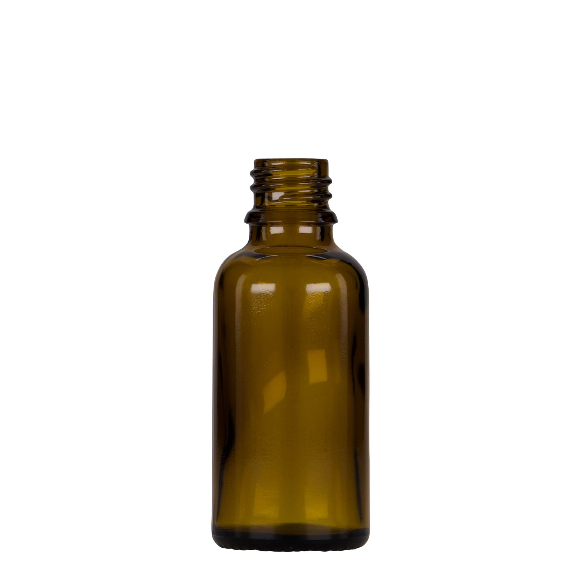 30 ml bočica sa pipetom za medicinu, staklena, braon-crna, otvor: DIN 18