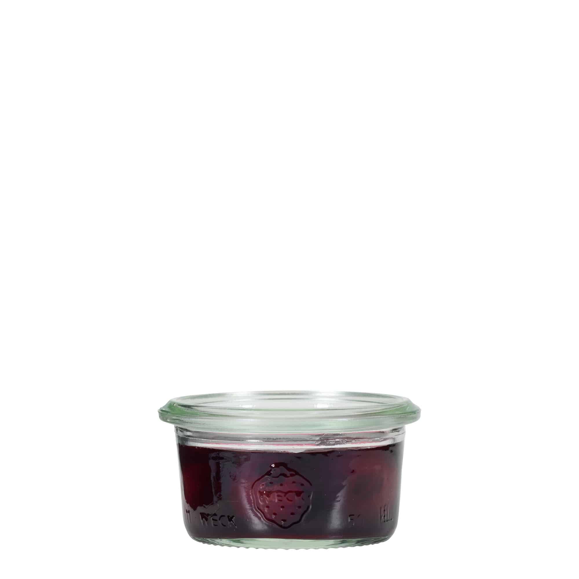 50 ml WECK tegle sa širokim grlom, otvor: okrugli rub 50 ml WECK tegle sa širokim grlom, otvor: okrugli rub