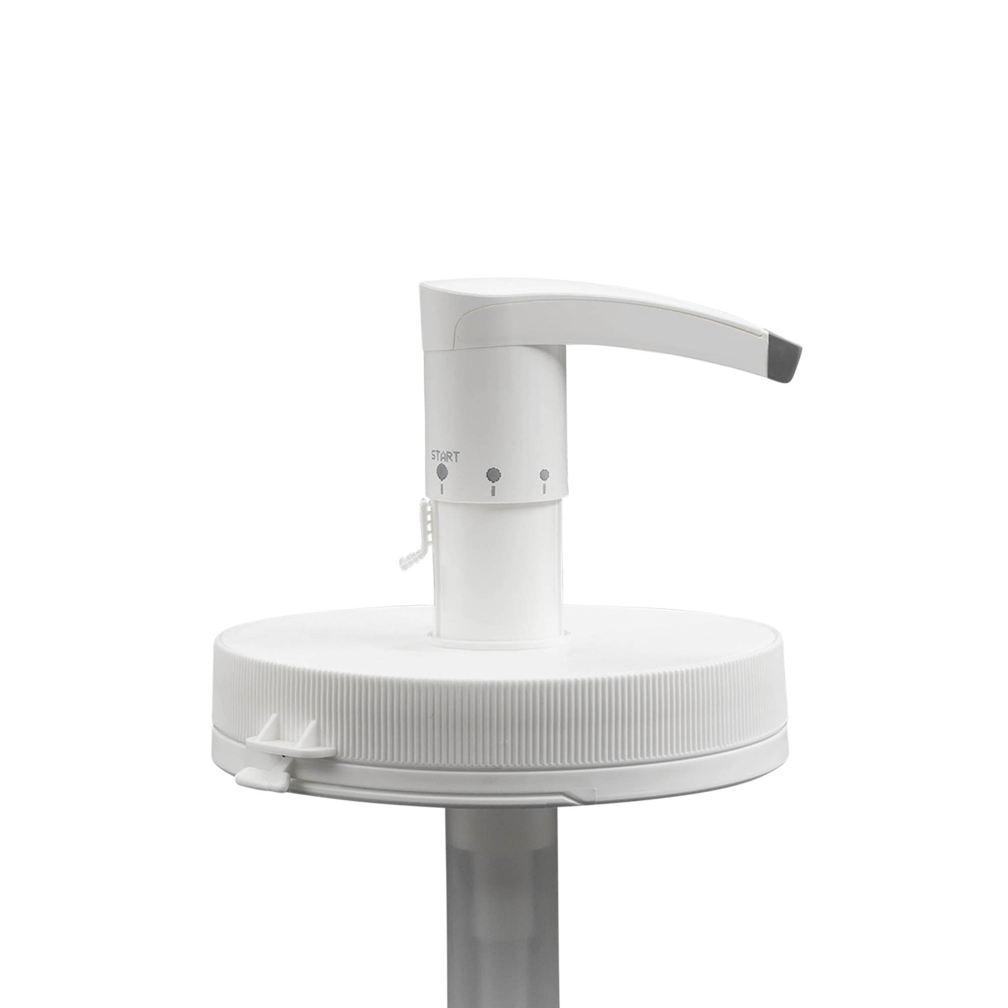 Dozirna pumpa za 1.240 ml 'Securibox', PE-plastika, bela, za otvor: navojni zatvarač Dozirna pumpa za 1.240 ml 'Securibox', PE-plastika, bela, za otvor: navojni zatvarač