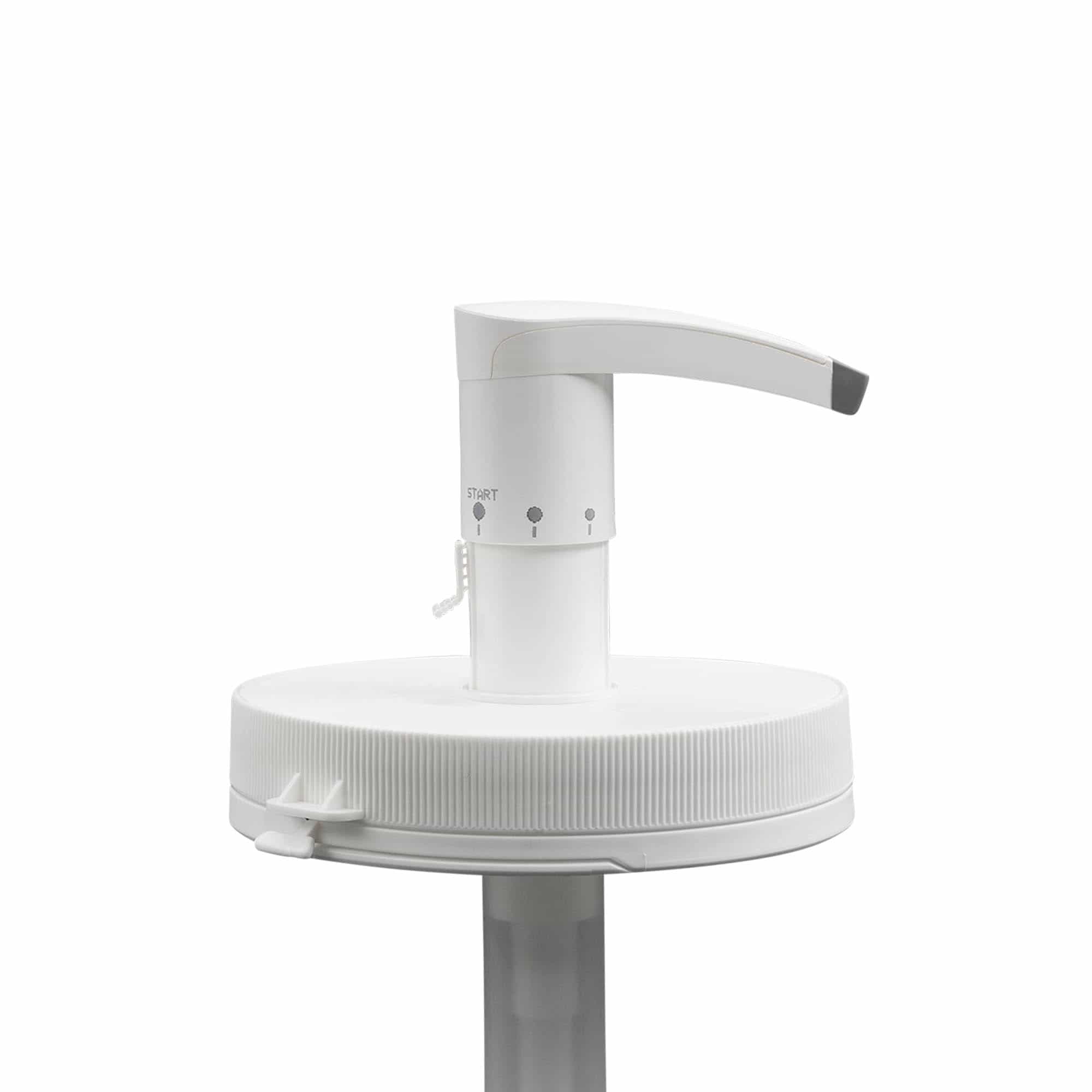 Dozirna pumpa za 1.240 ml 'Securibox', PE-plastika, bela, za otvor: navojni zatvarač