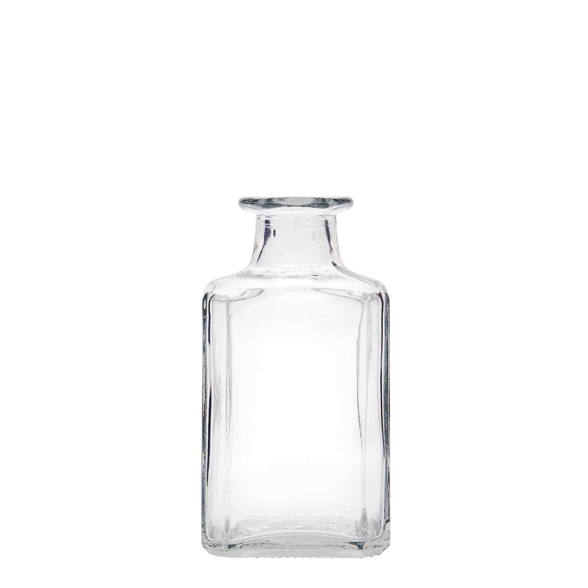 Staklena boca od 250 ml 'Torben', kvadratna, otvor: Plutani čep Staklena boca od 250 ml 'Torben', kvadratna, otvor: Plutani čep