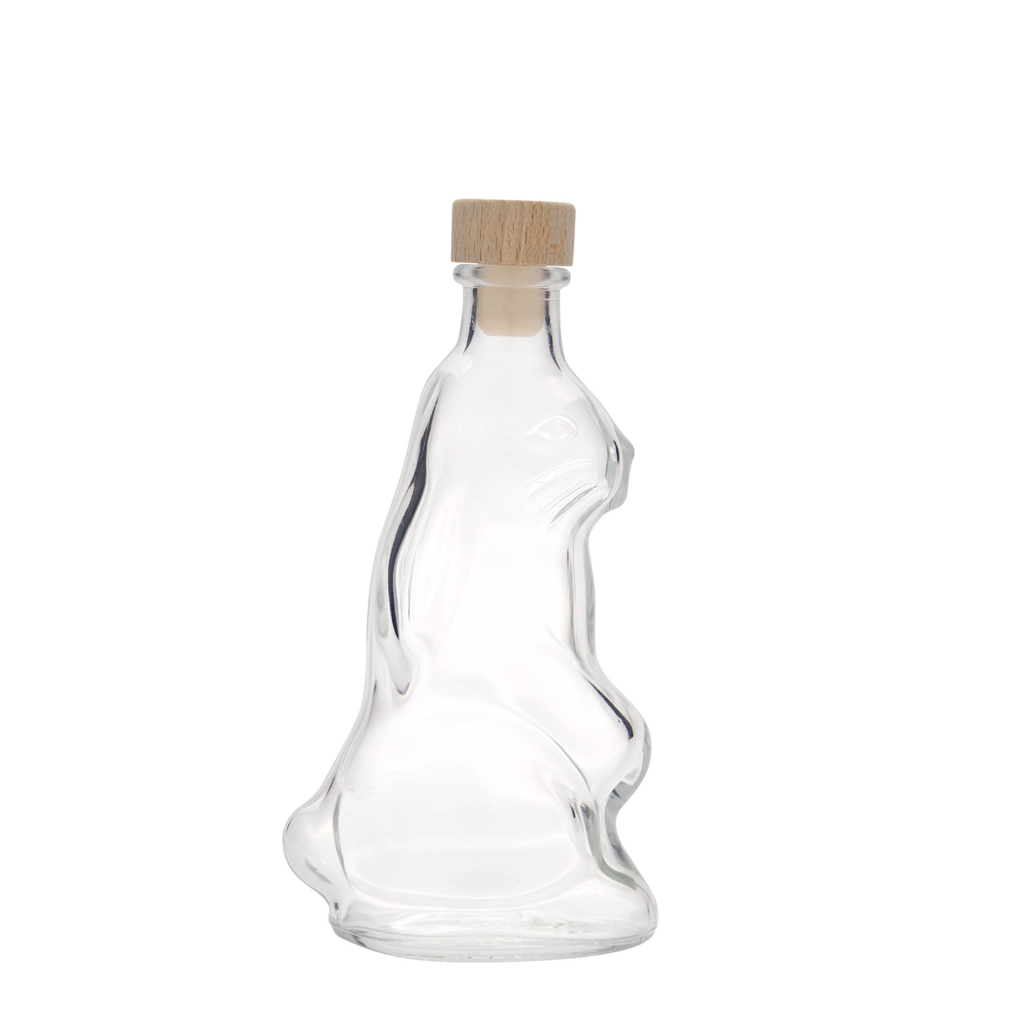 200 ml staklena flaša 'Zec', otvor: pluta